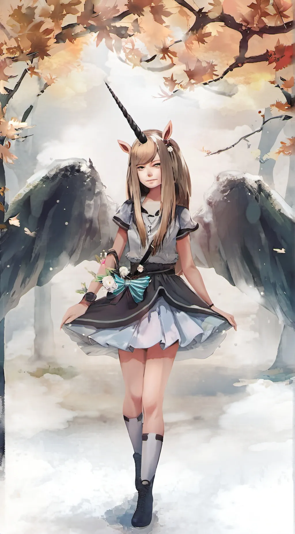 ai character: Silvia background