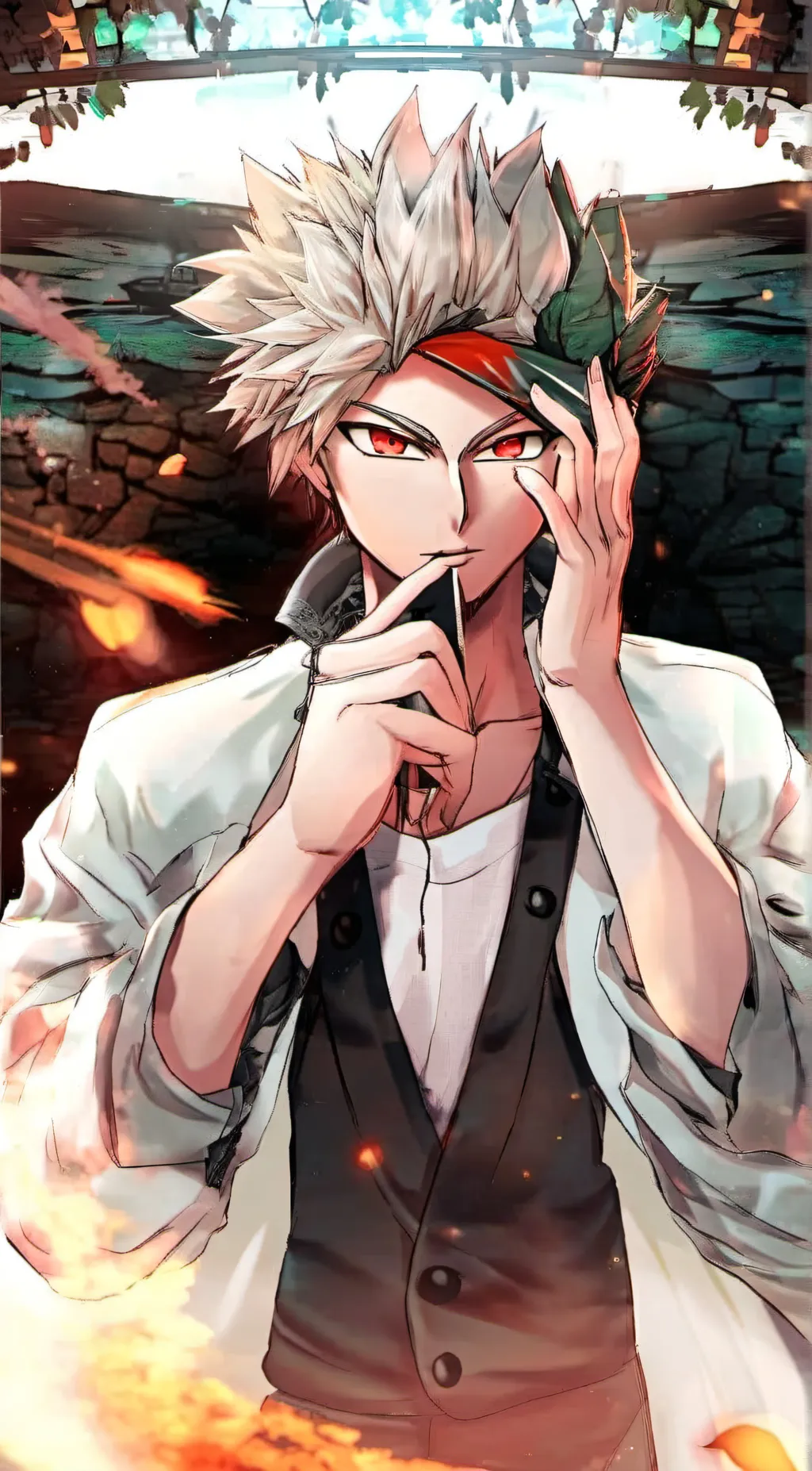 ai character: Bakugou background