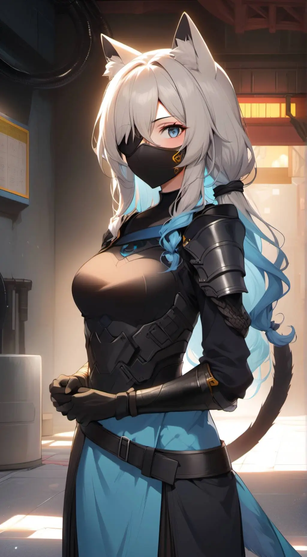 ai character: Nina  background