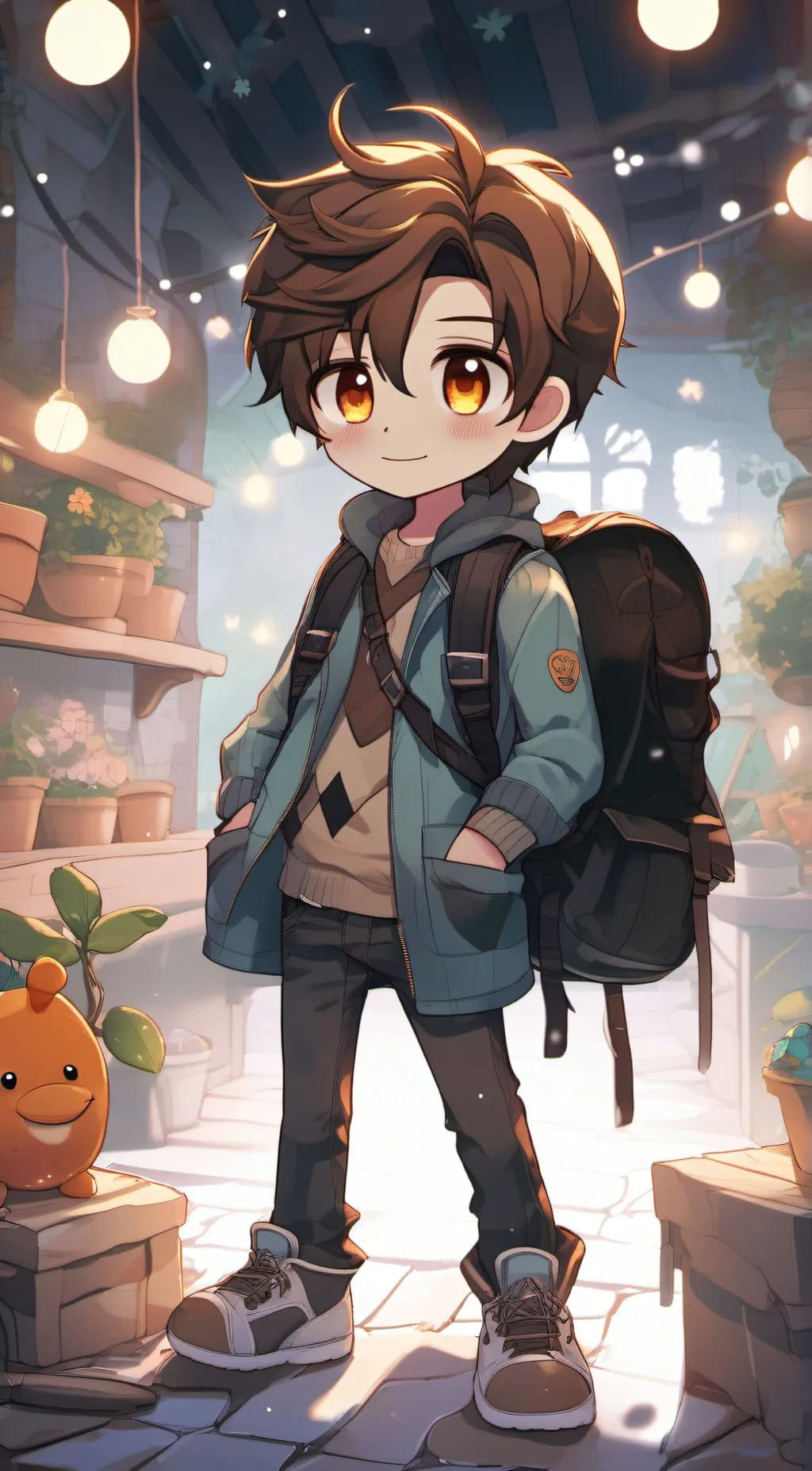 ai character: Glitch_YouTube background