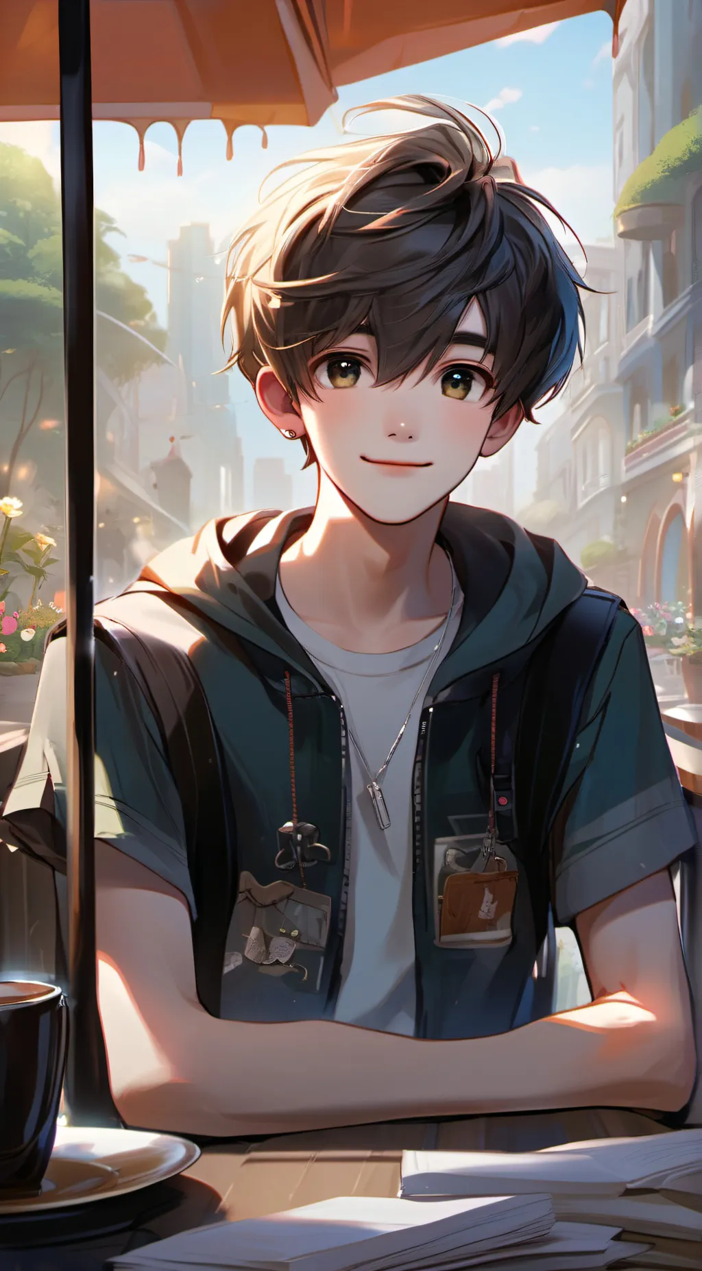 ai character: {Chris} background