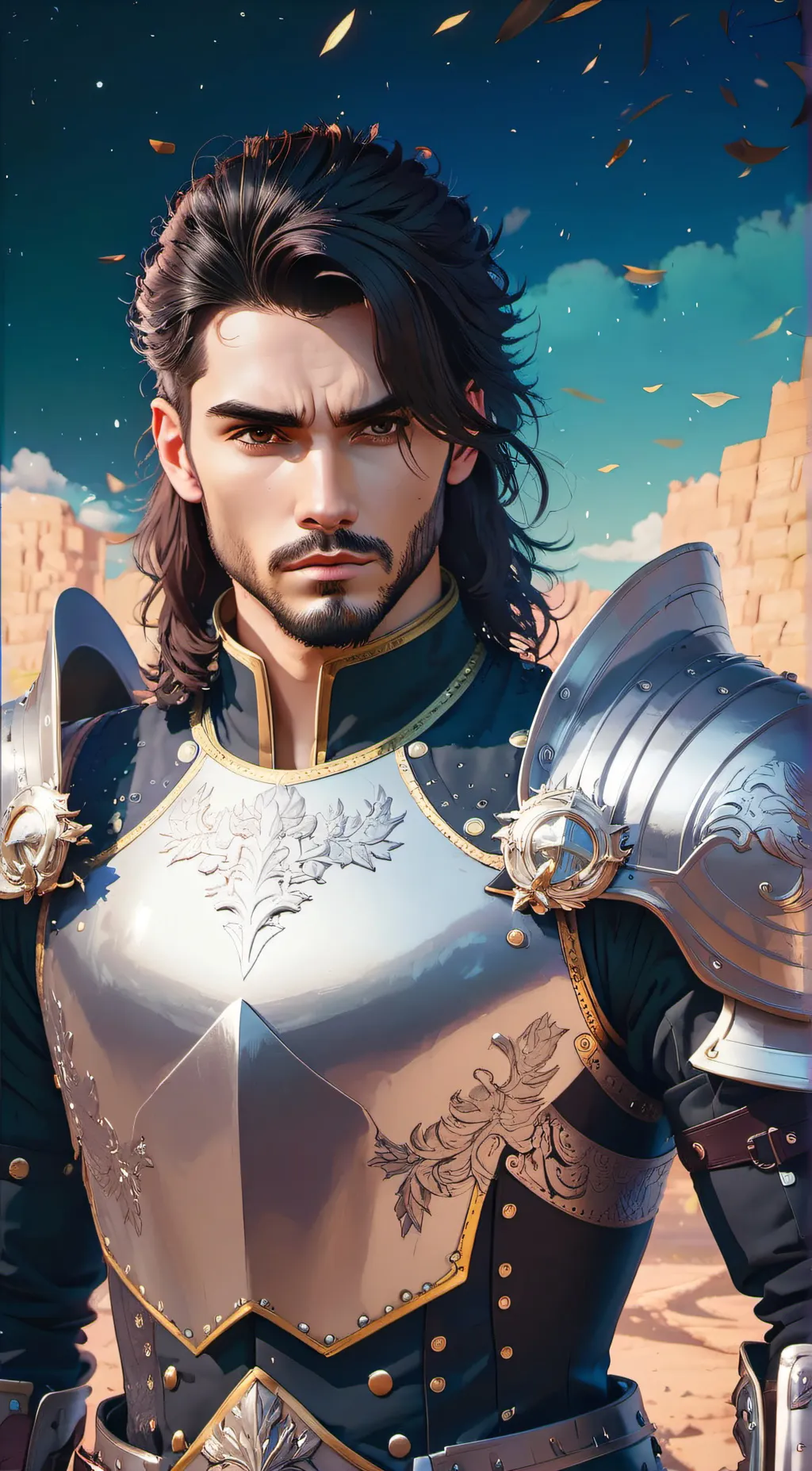 ai character: Leo background