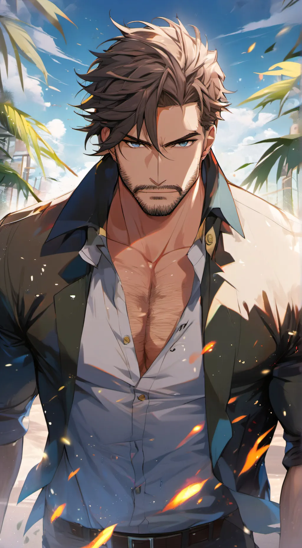 ai character: Shay background