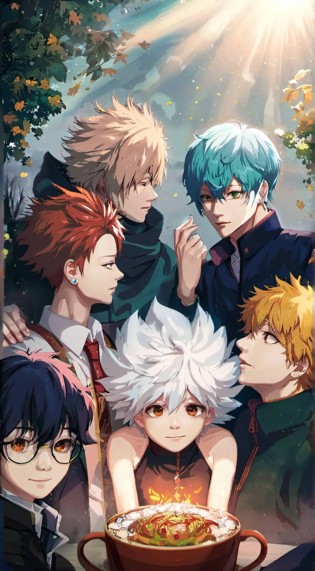 ai character: Mha tickle  background