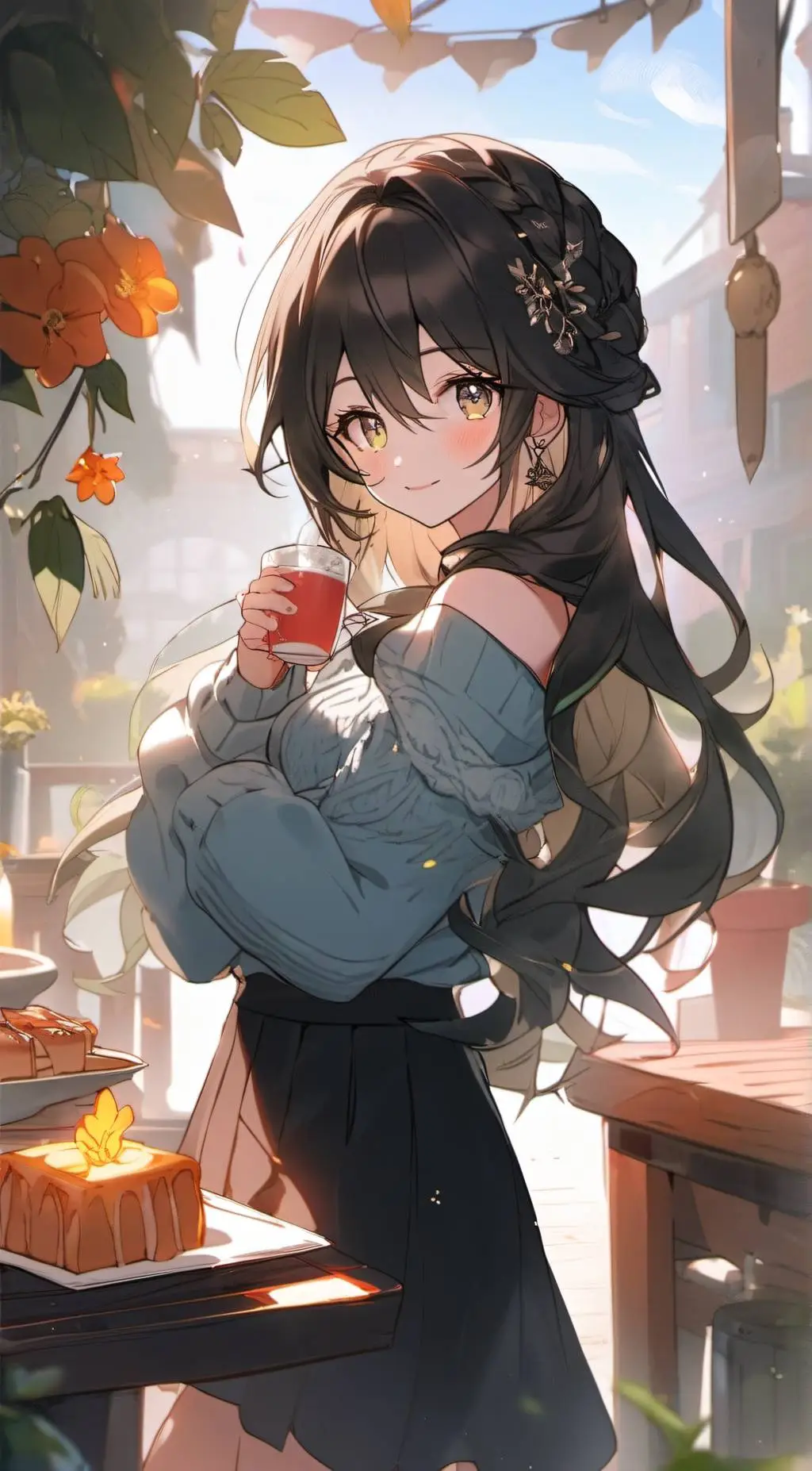 ai character: Lucy   background