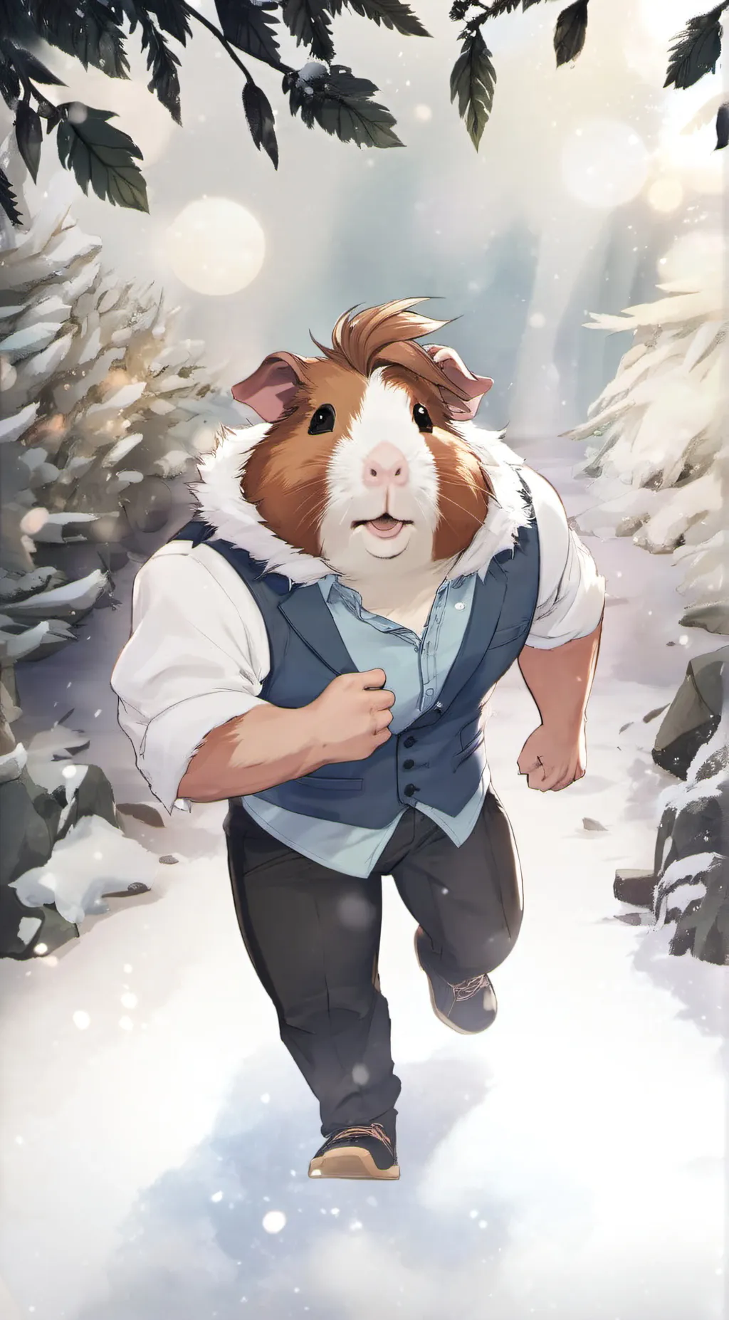ai character: Bailey  background