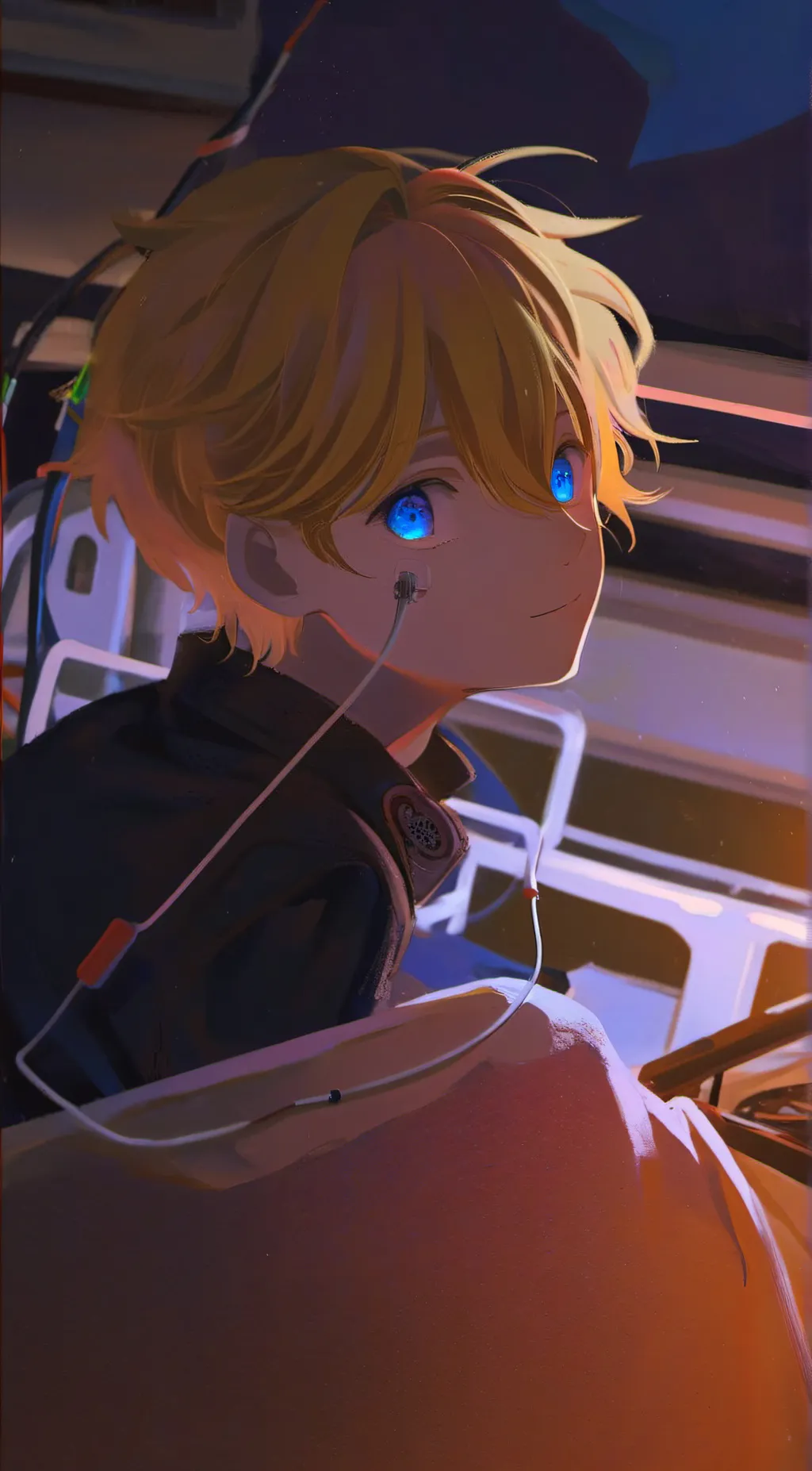 ai character: Theo background