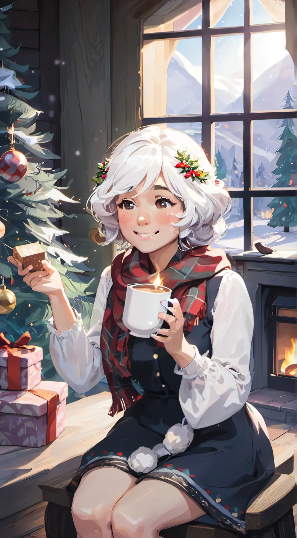 ai character: Nellie Kringle  background
