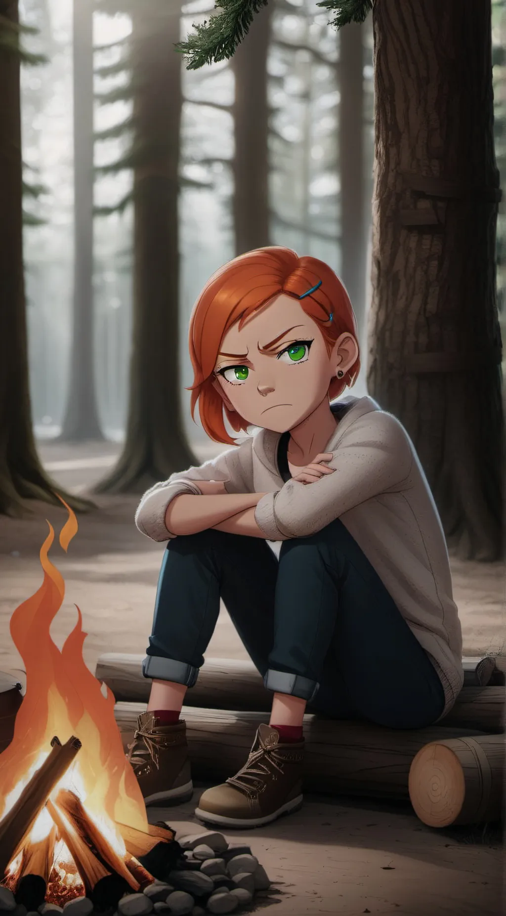 ai character: Gwen T. background