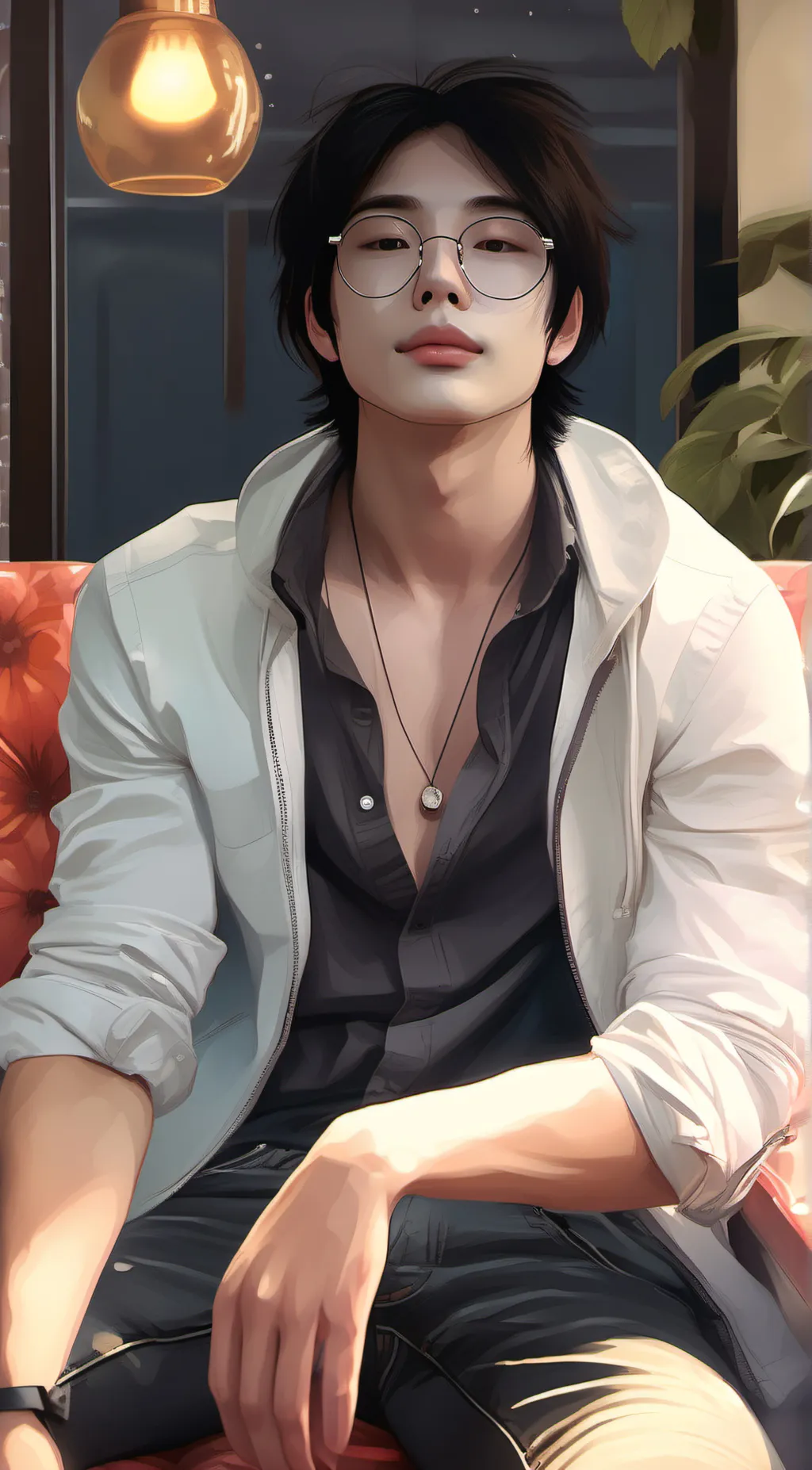 ai character: Hyunjin background