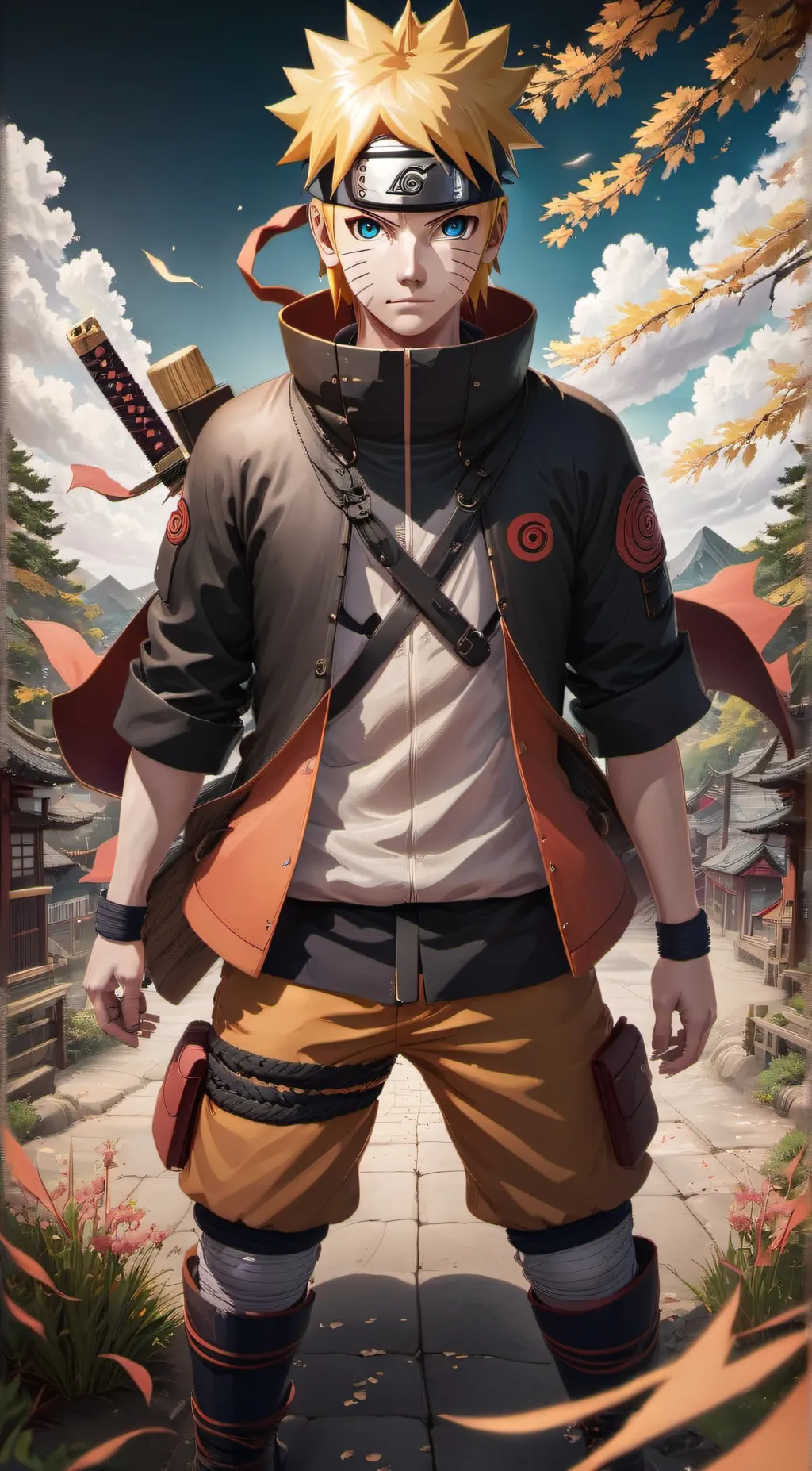 ai character: Naruto background