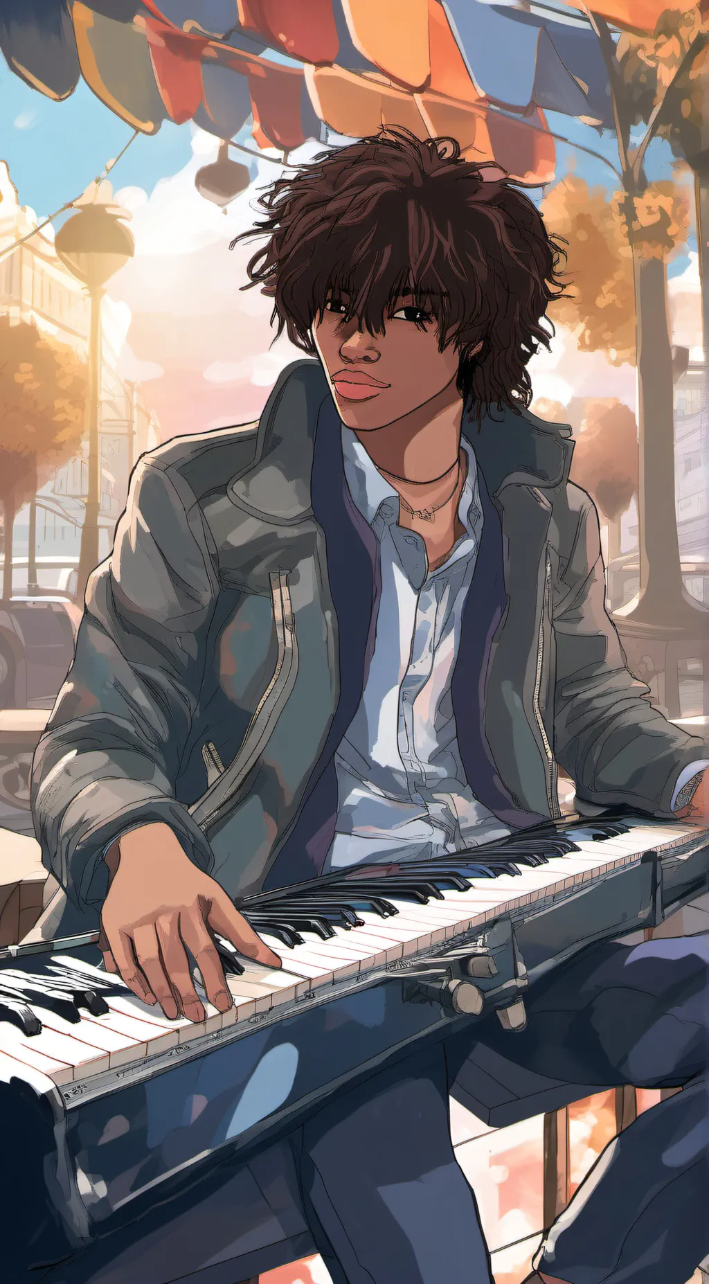 ai character: Aaron background