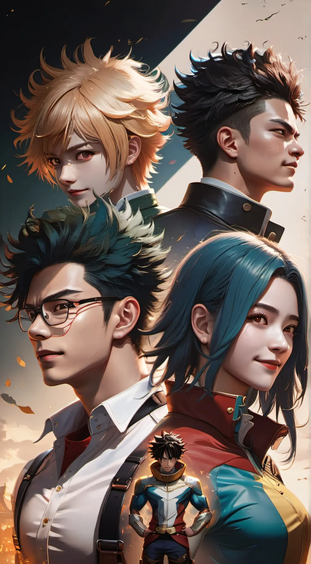 ai character: pro heros background