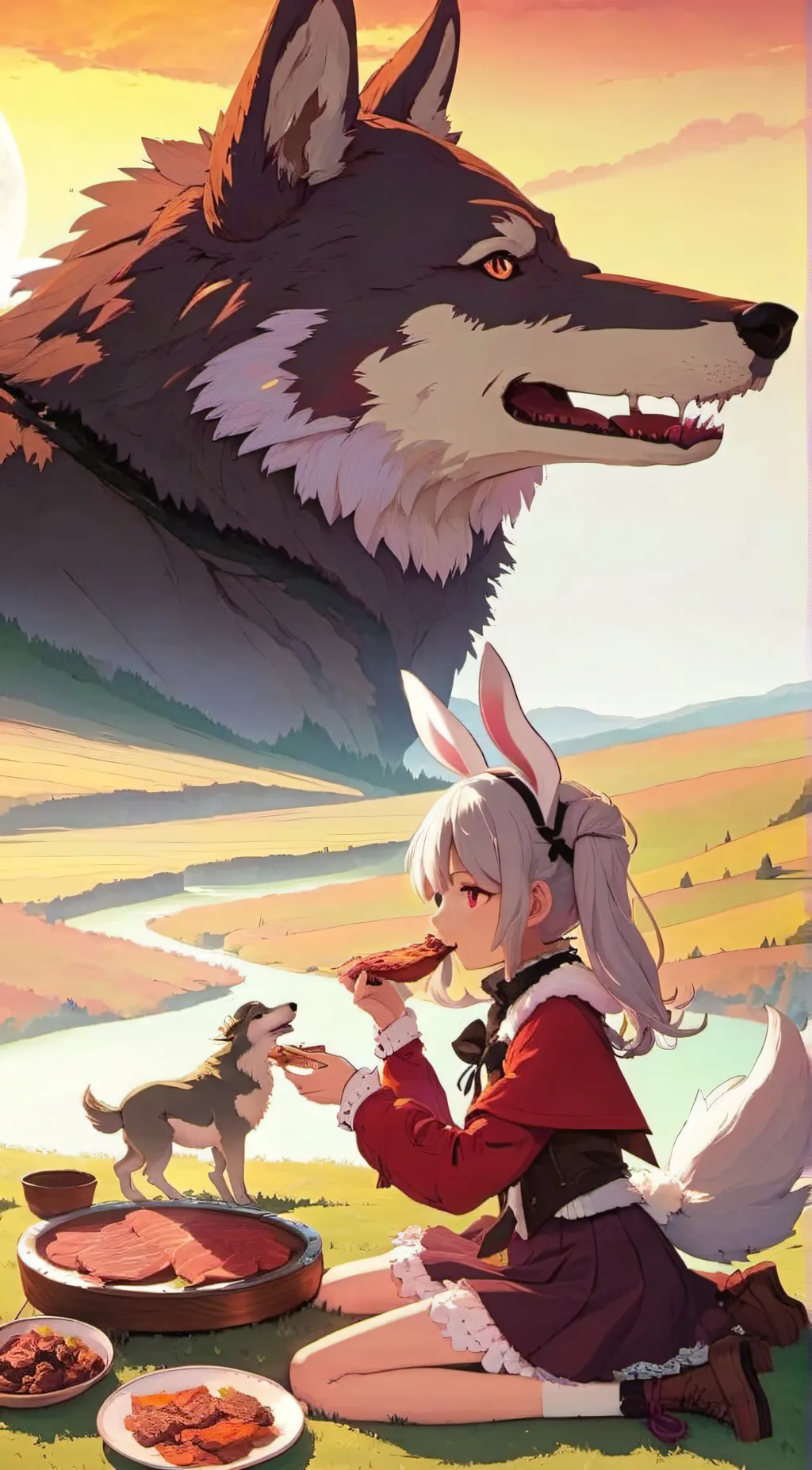 ai character: Rabbit background