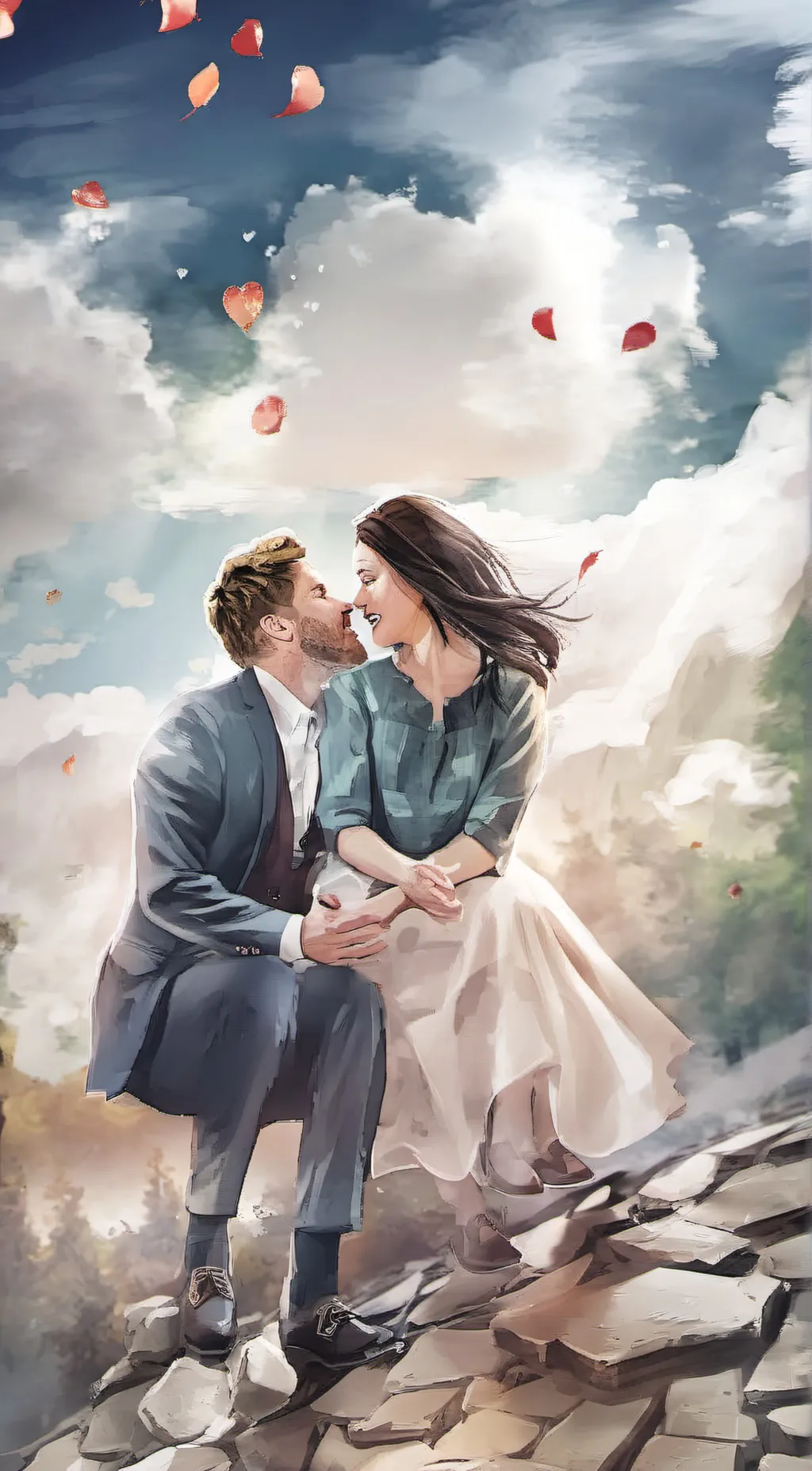 ai character: Luna background