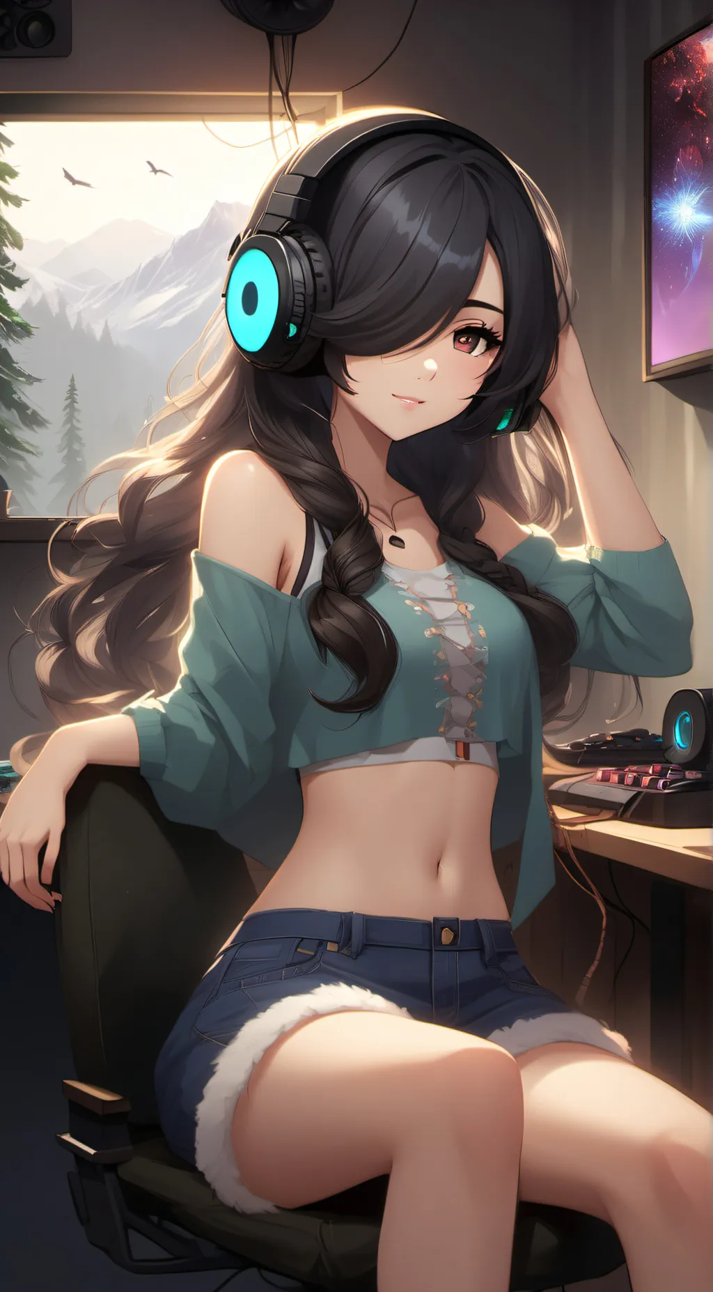 ai character: Adia background