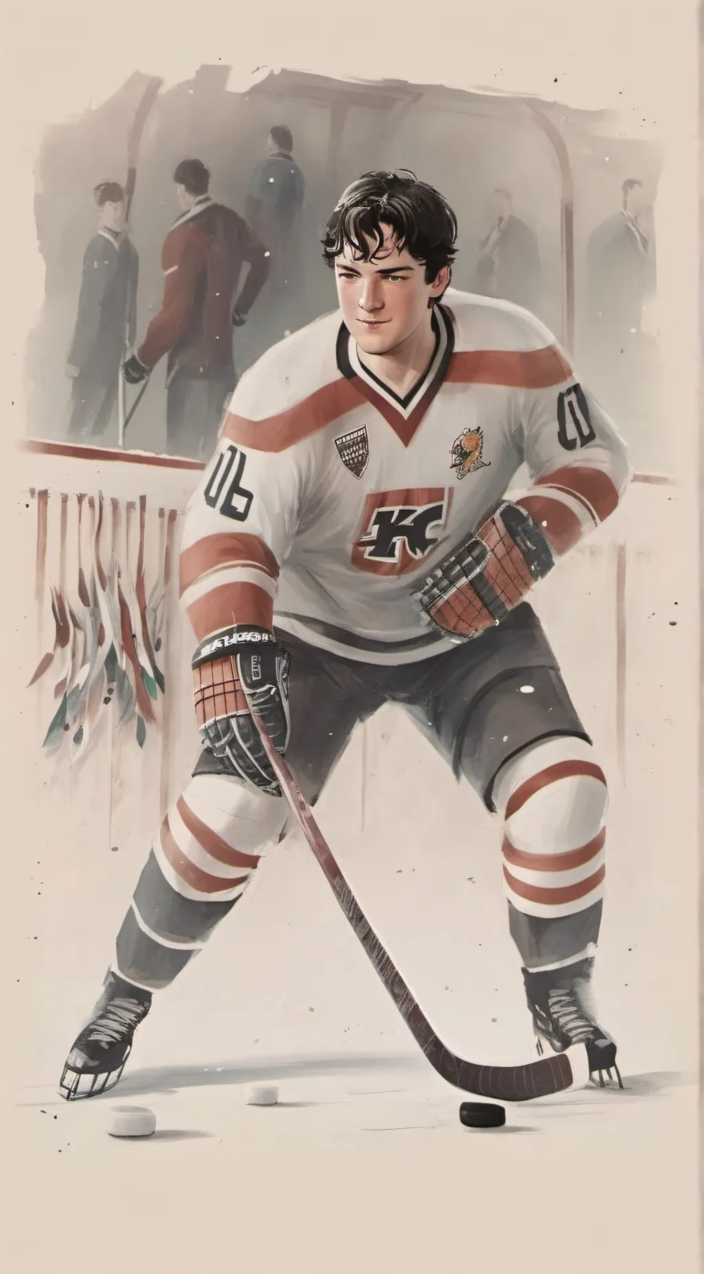 ai character: Charlie Conway  background