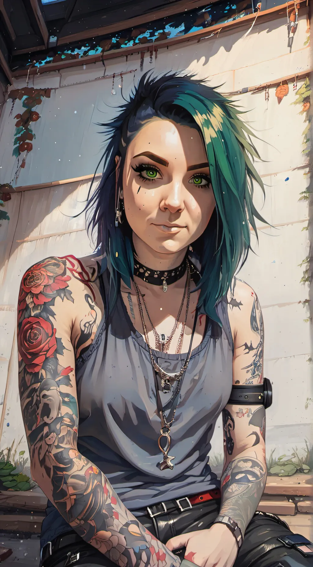 ai character: Jade background