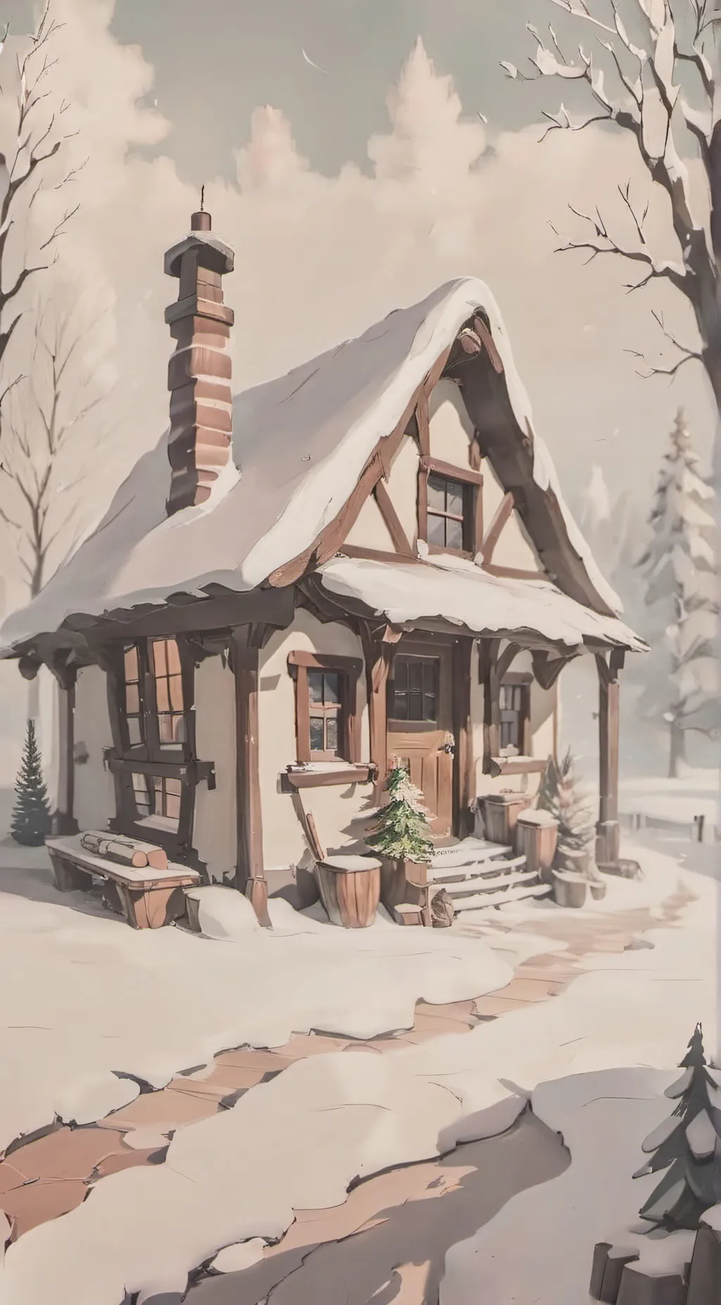 ai character: muzan x tanjiro  background