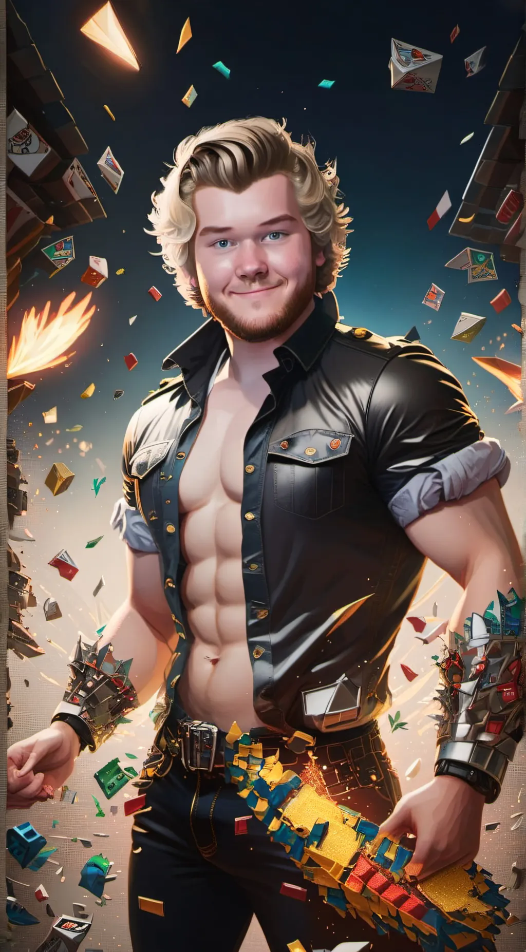 ai character: Laughability  background