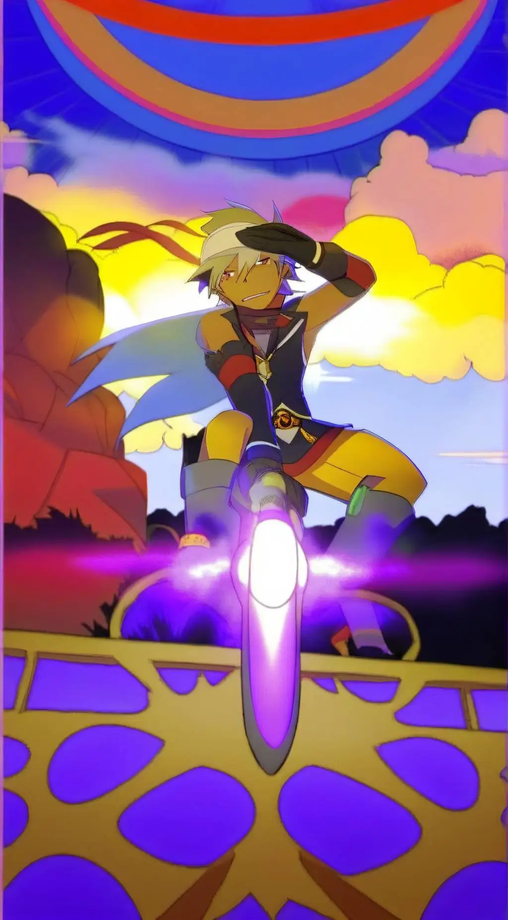 ai character: Pro heroes background