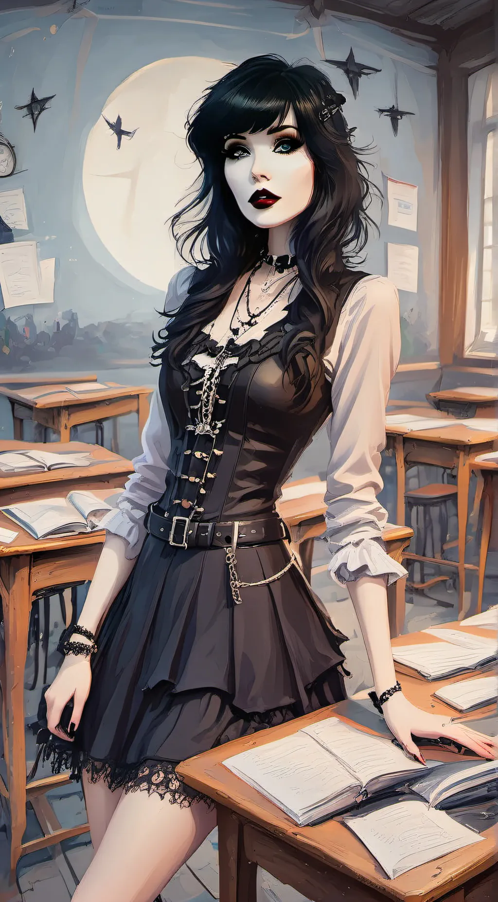 ai character: Jade background