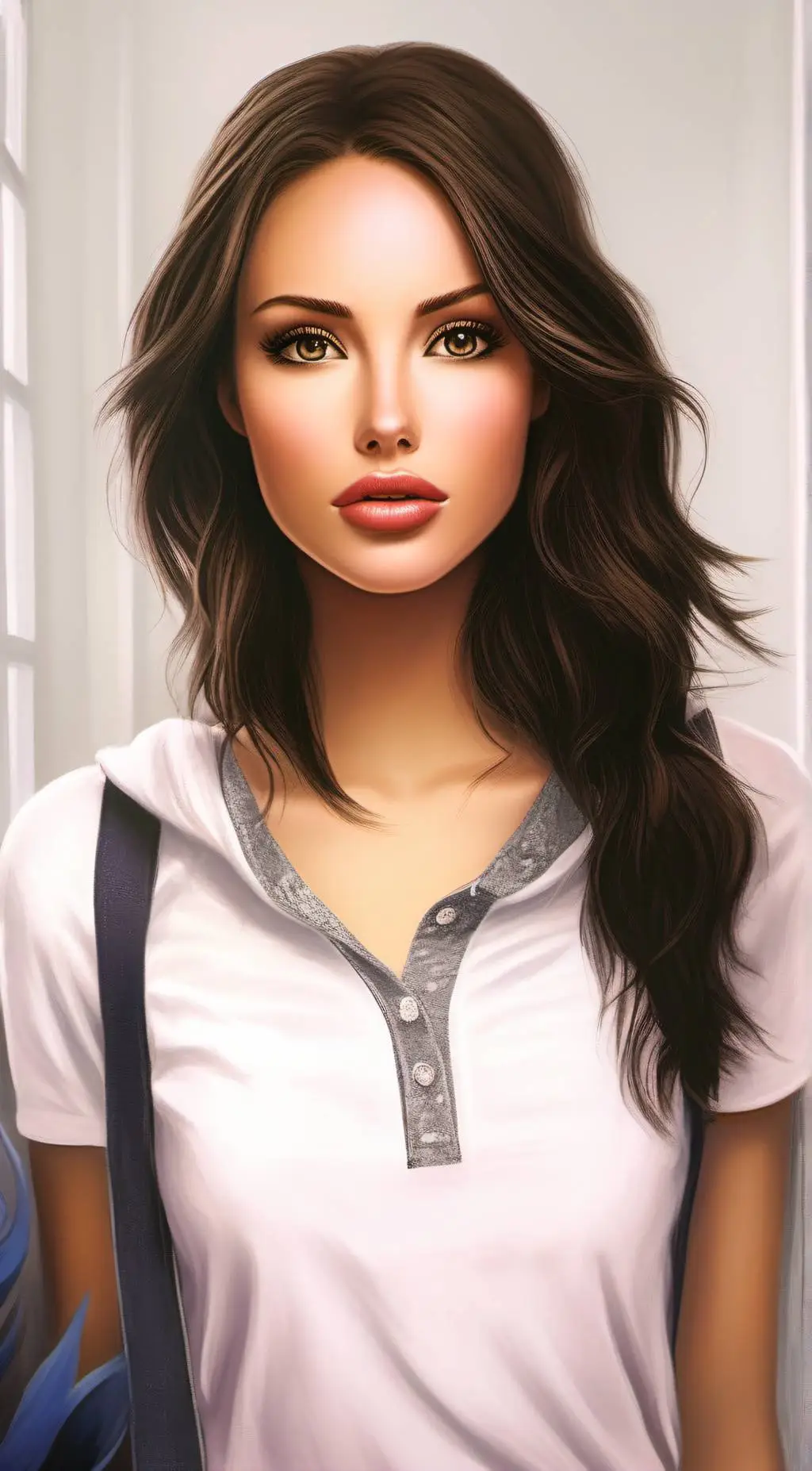 ai character: Fall background