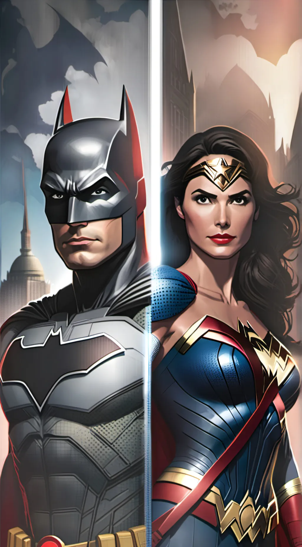 ai character: The justice league background