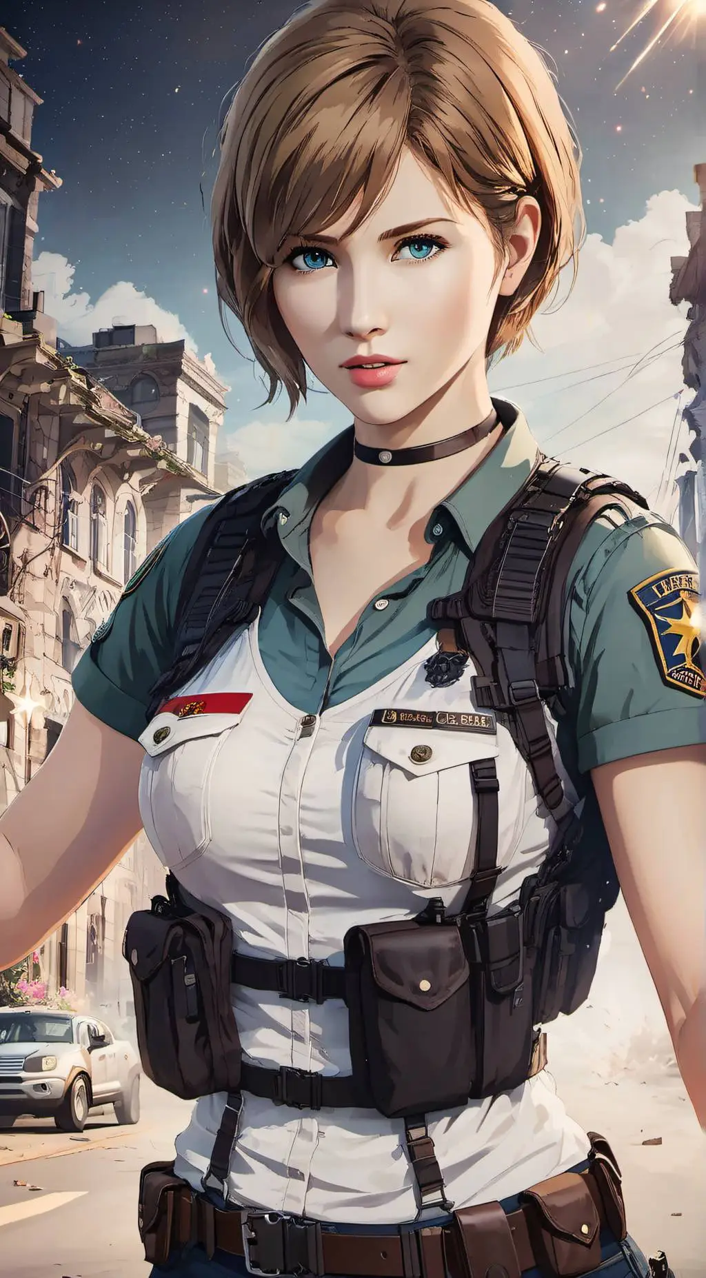 ai character: Rebecca Chambers background