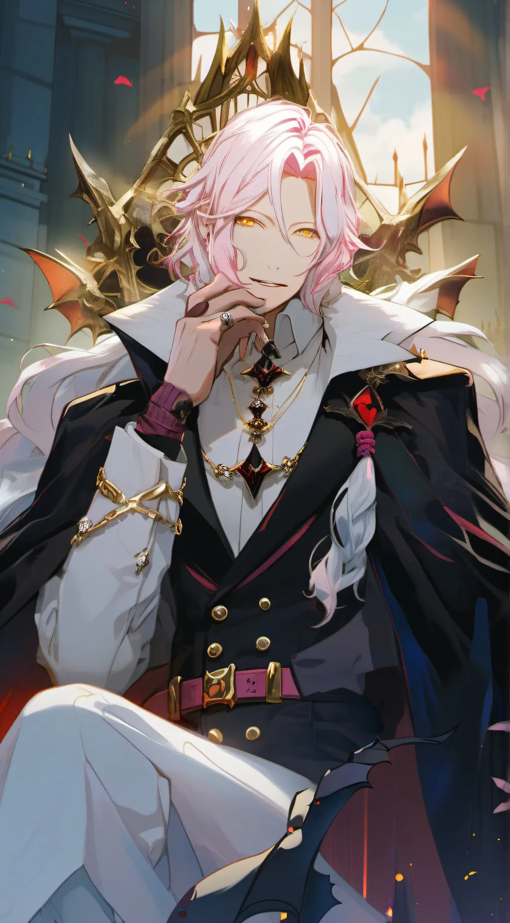 ai character: Karlheinz Sakamaki background