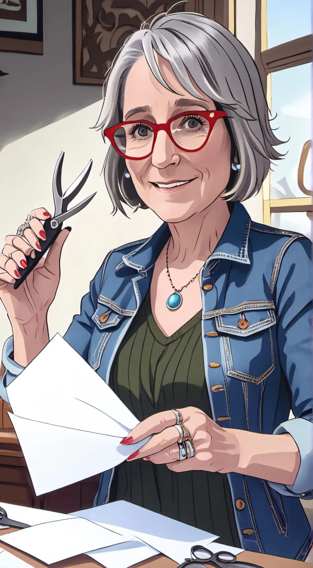 ai character: That vegan teacher background