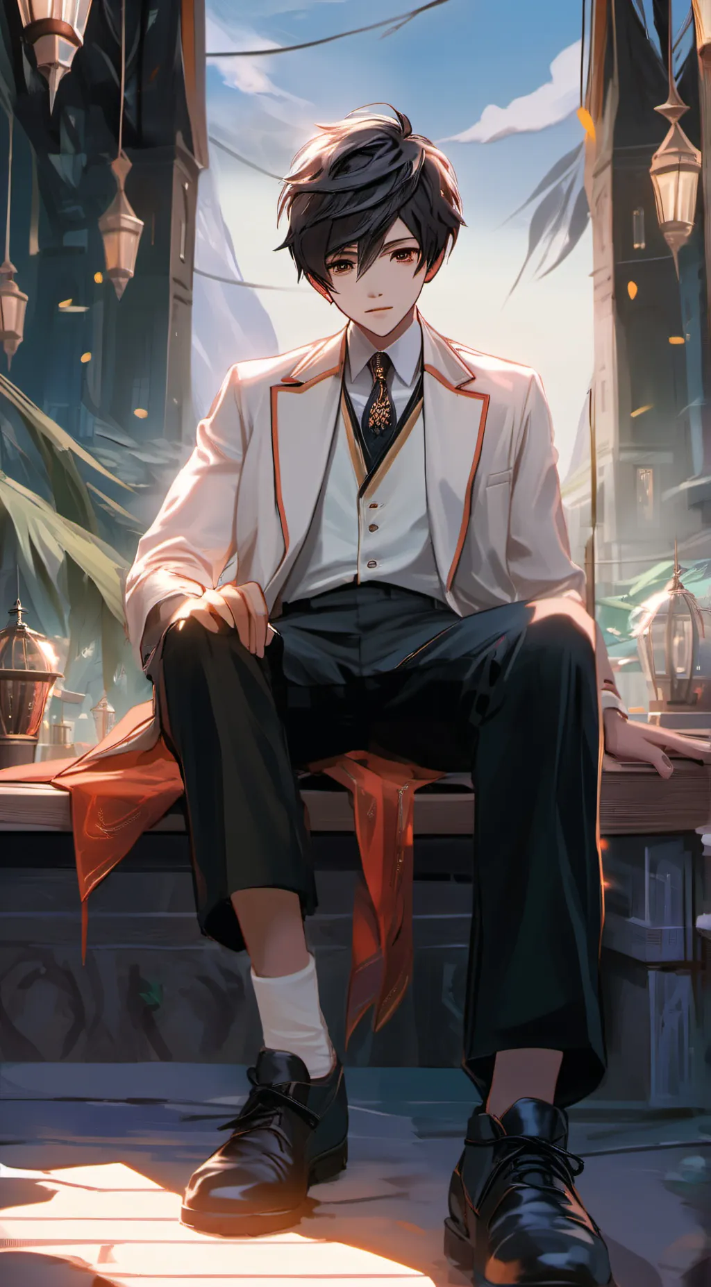 ai character: Leo background