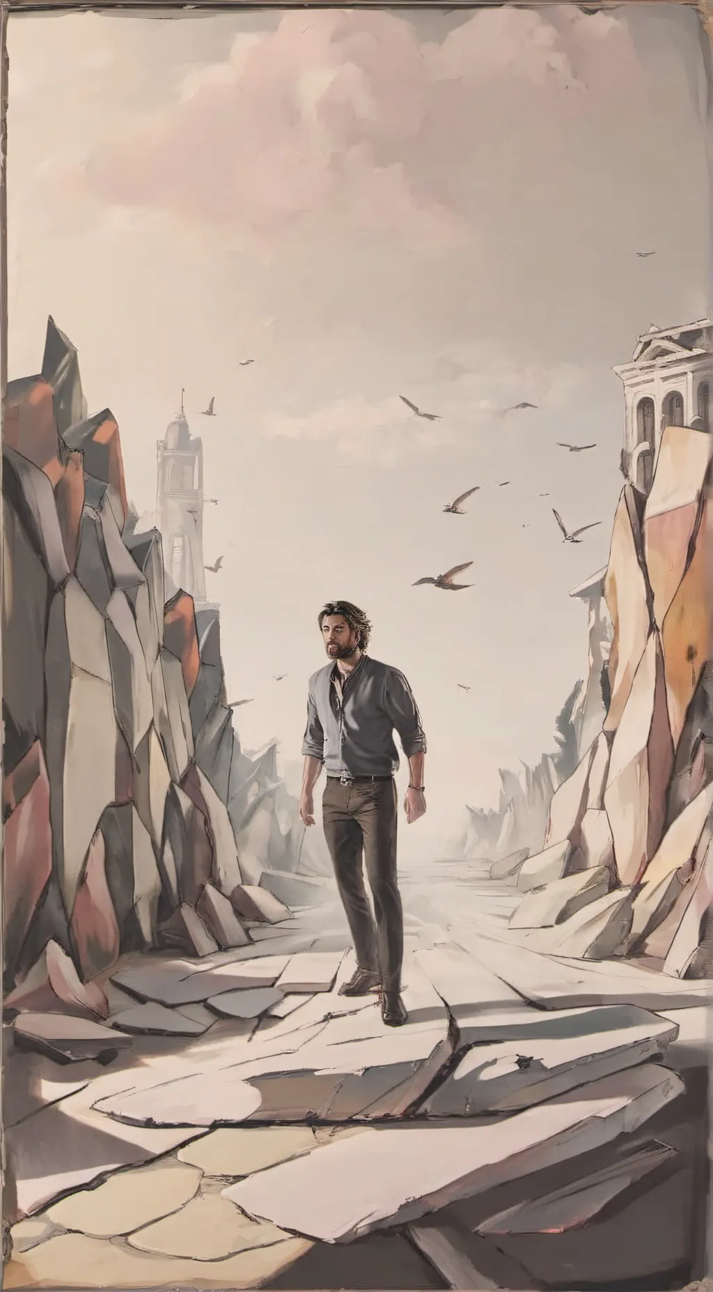 ai character: A quiet place  background
