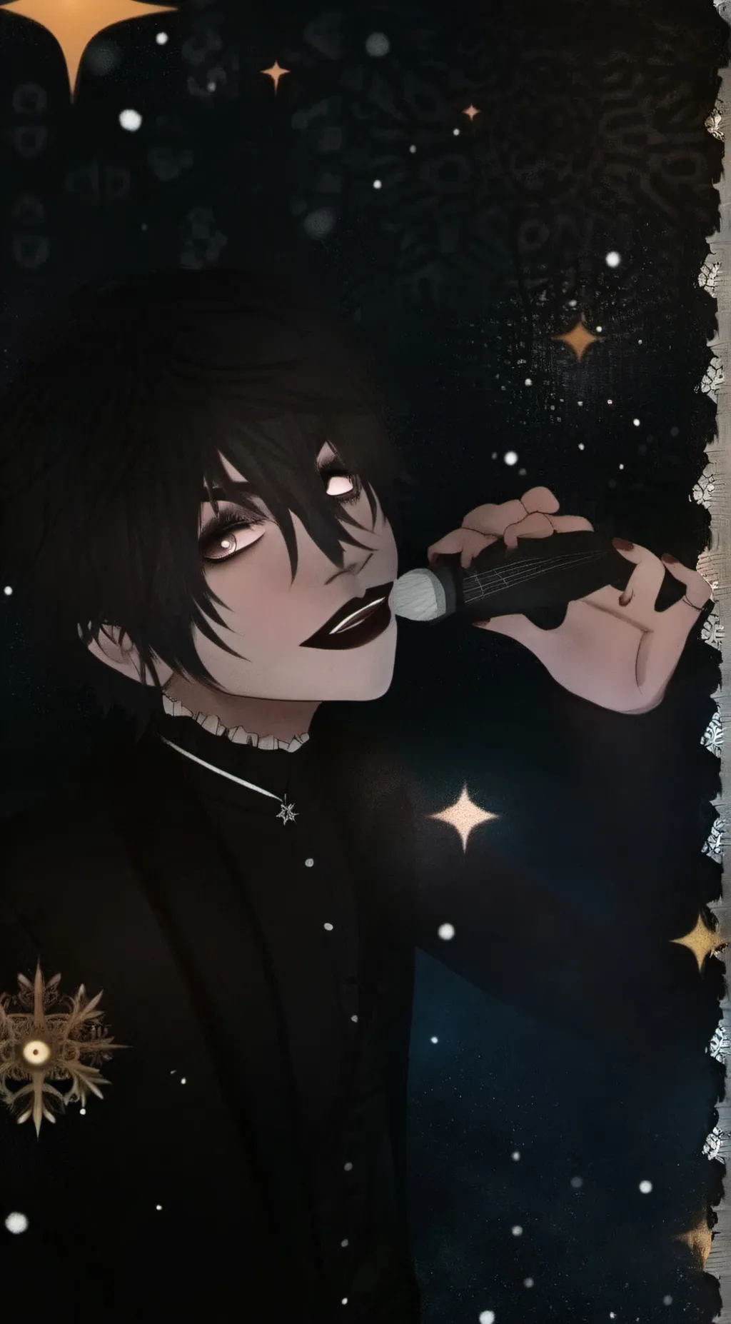 ai character: |・~ɆⱠłJ₳Ⱨ~・| background