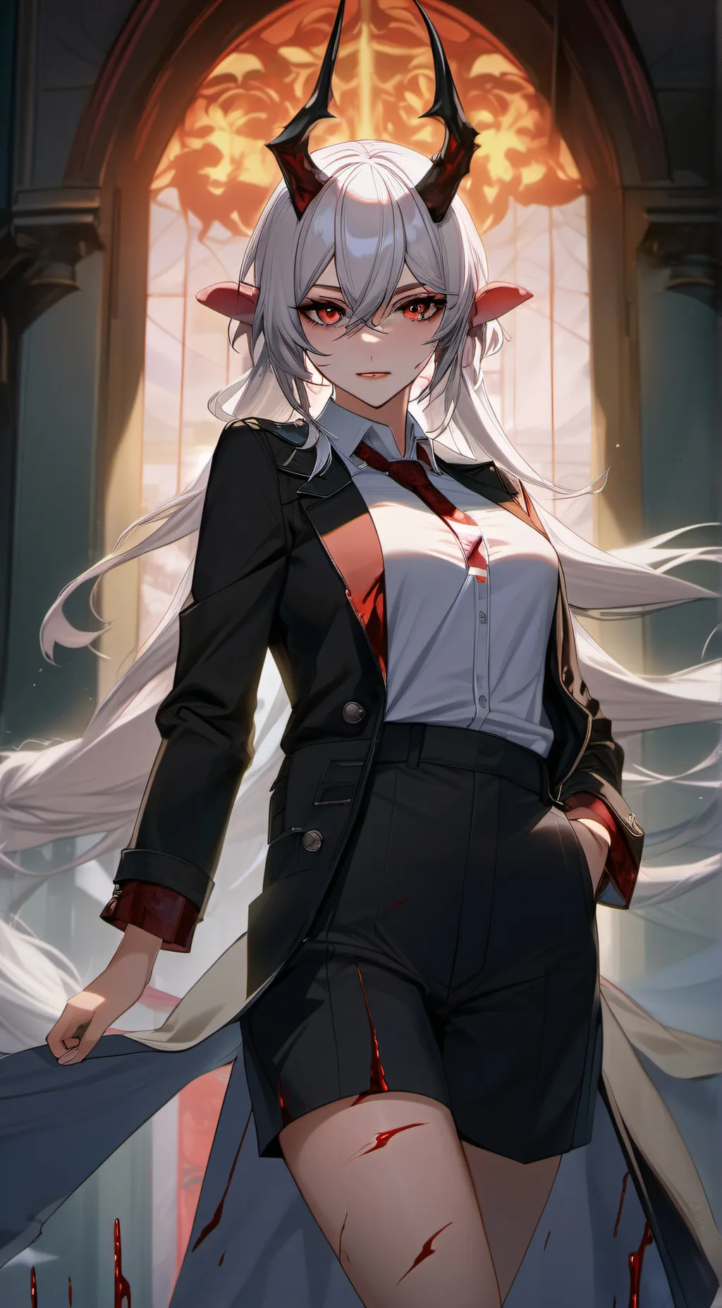 ai character: Knives background