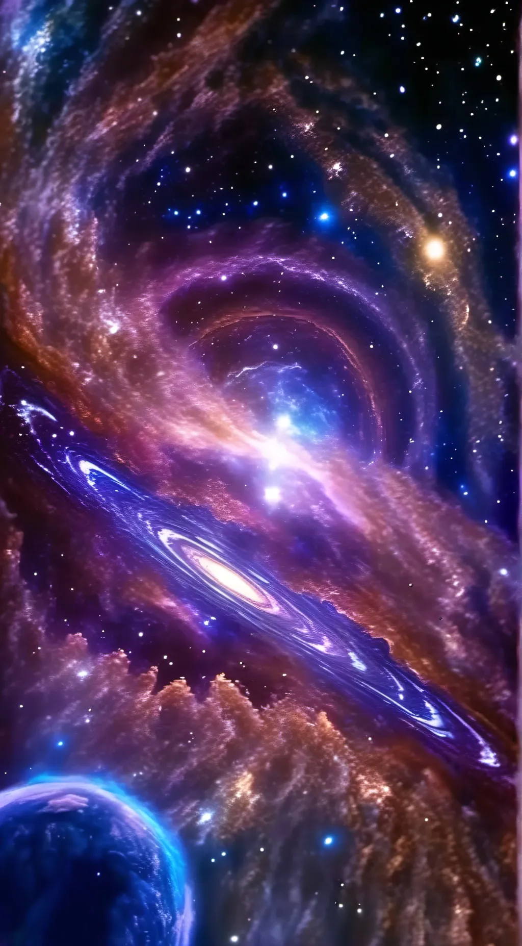 ai character: Galaxy maker background