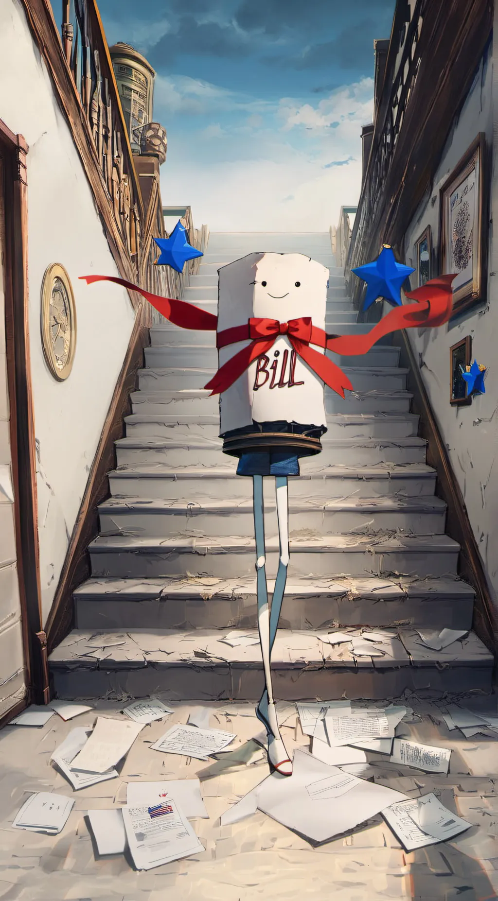 ai character: Bill background