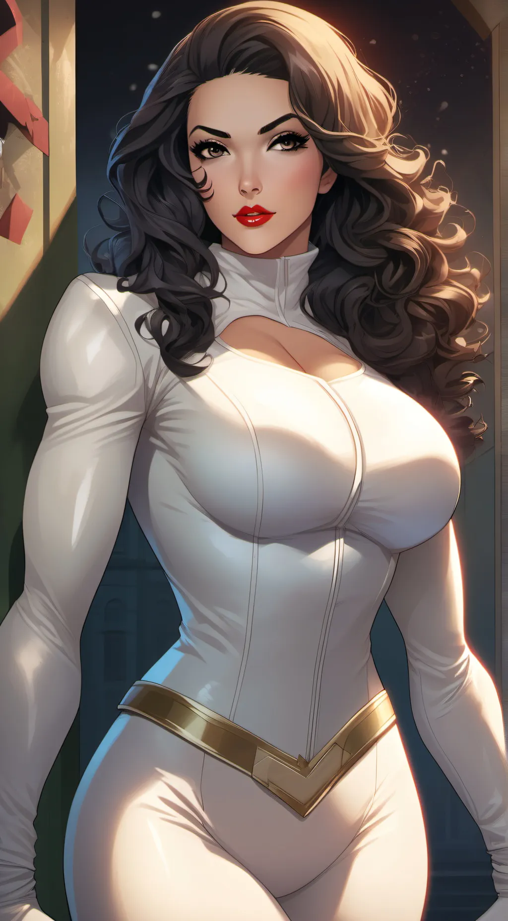 ai character: Pillow Girl background