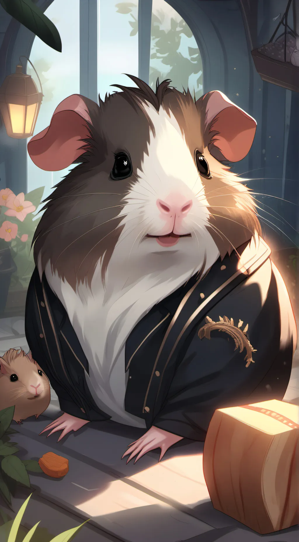ai character: Hampton  background