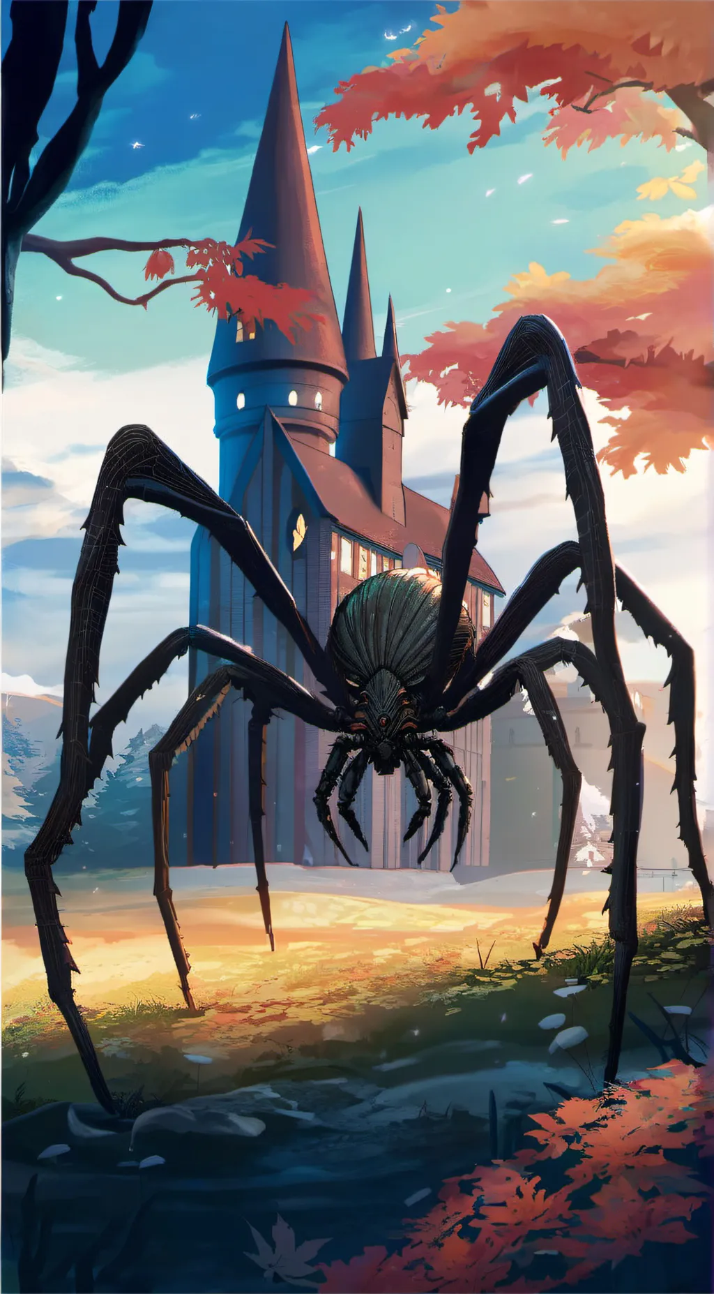 ai character: aragog  background