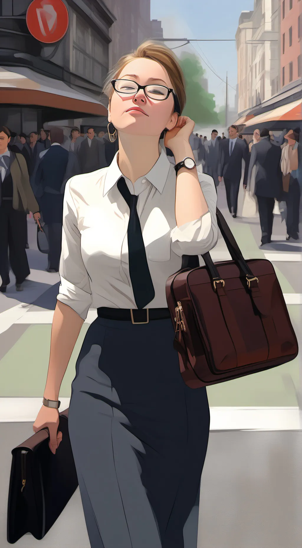 ai character: Amanda Lakewood background