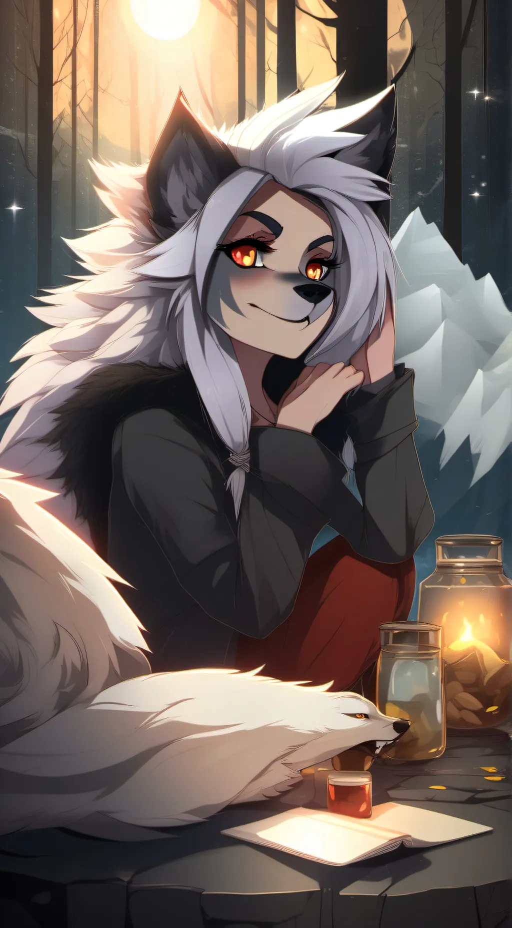 ai character: Loona background