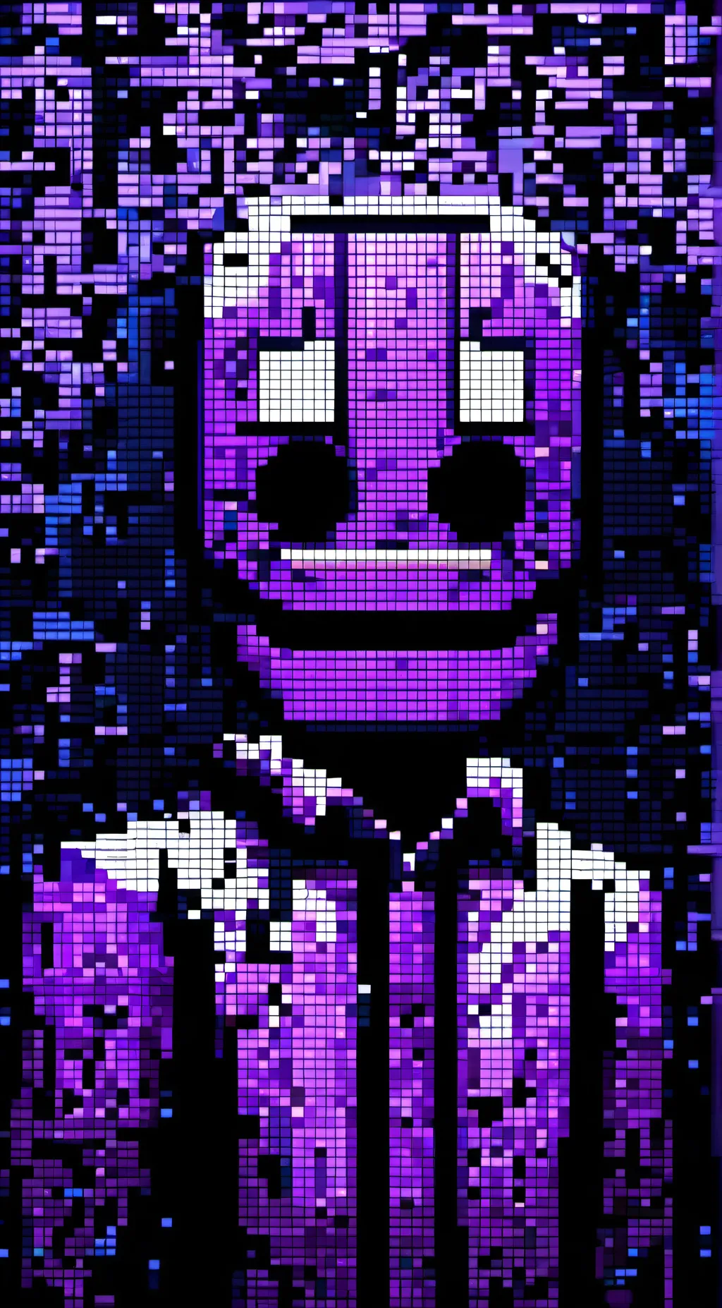 ai character: purple guy background