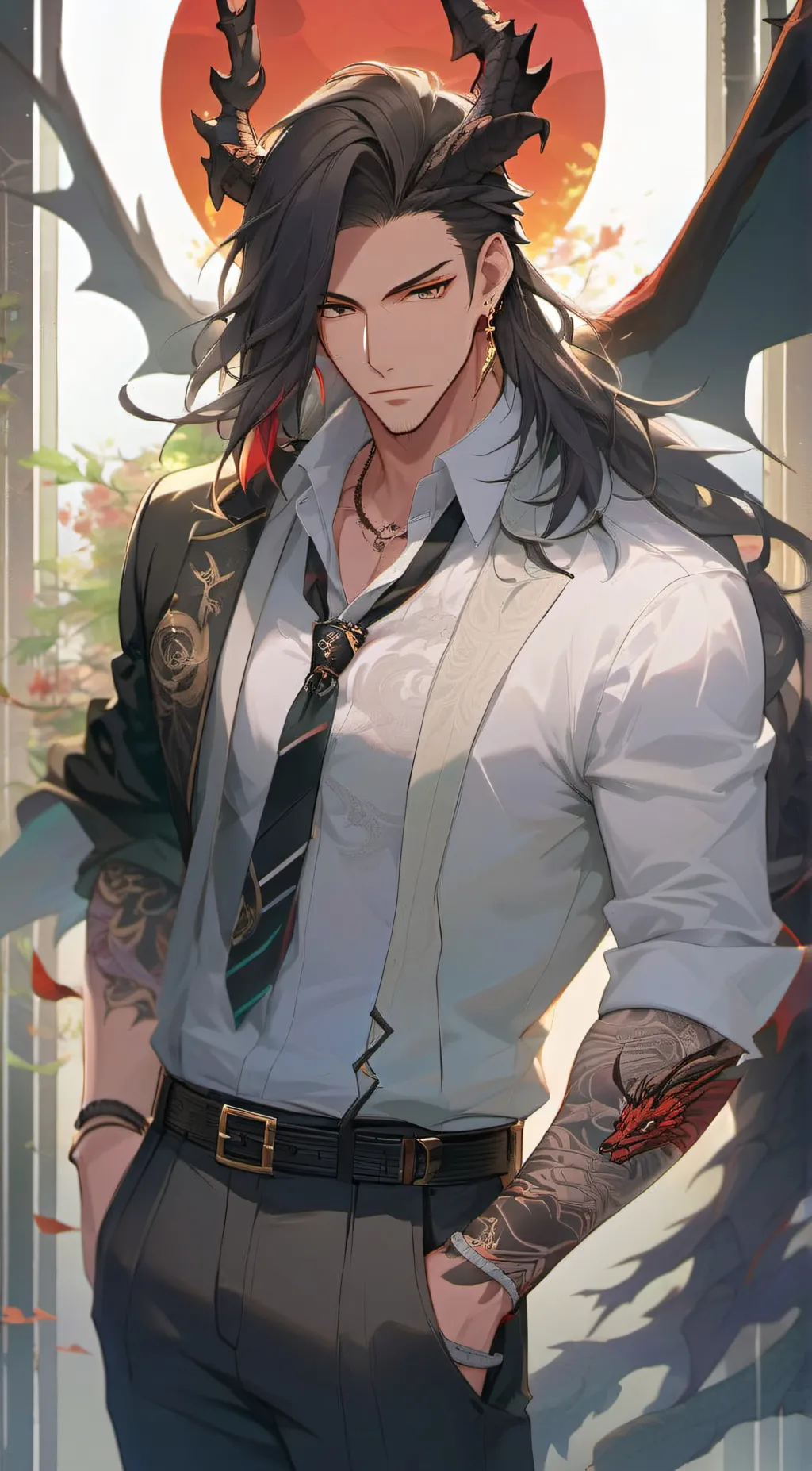 ai character: Luron  background