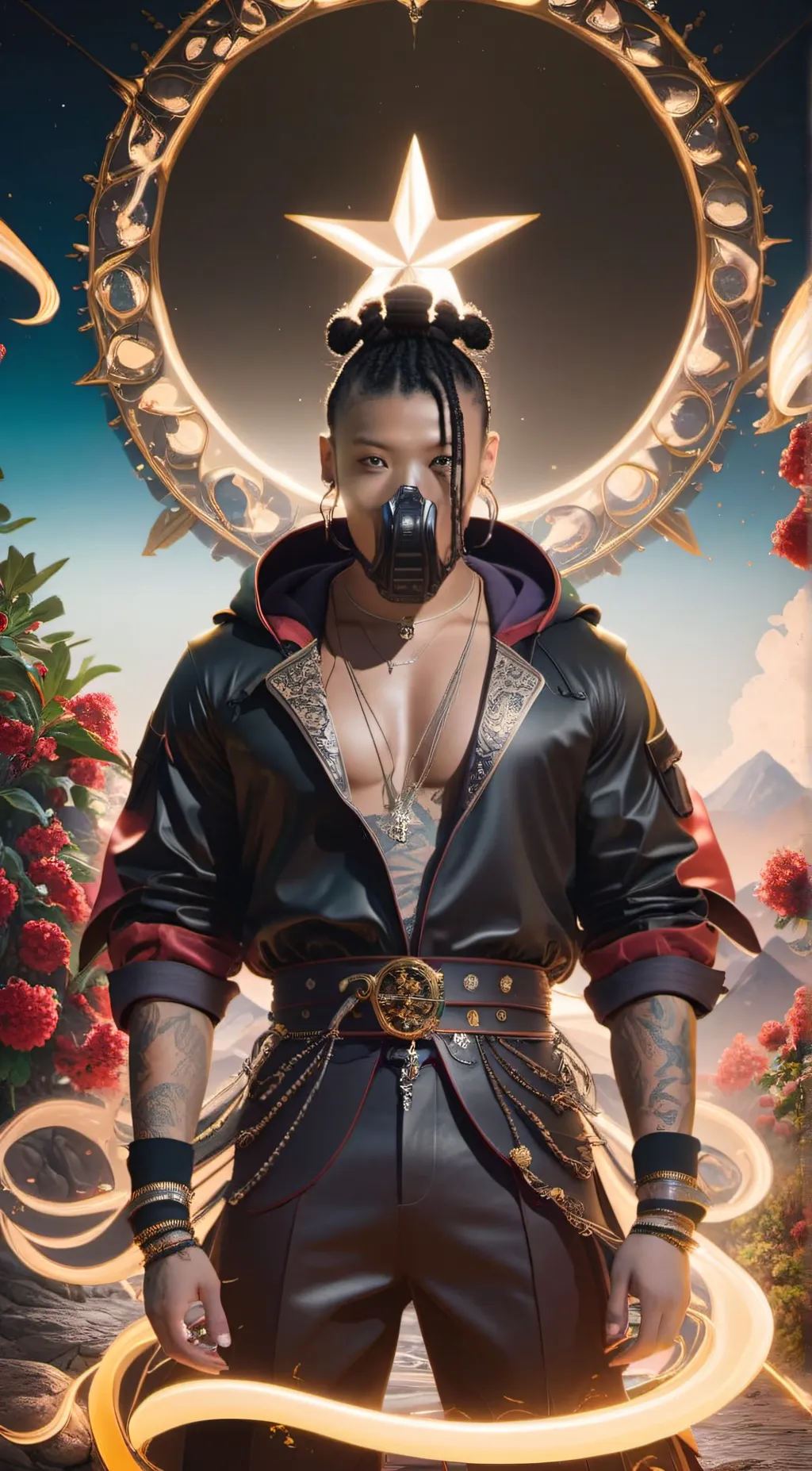 ai character: xxx tentacion background