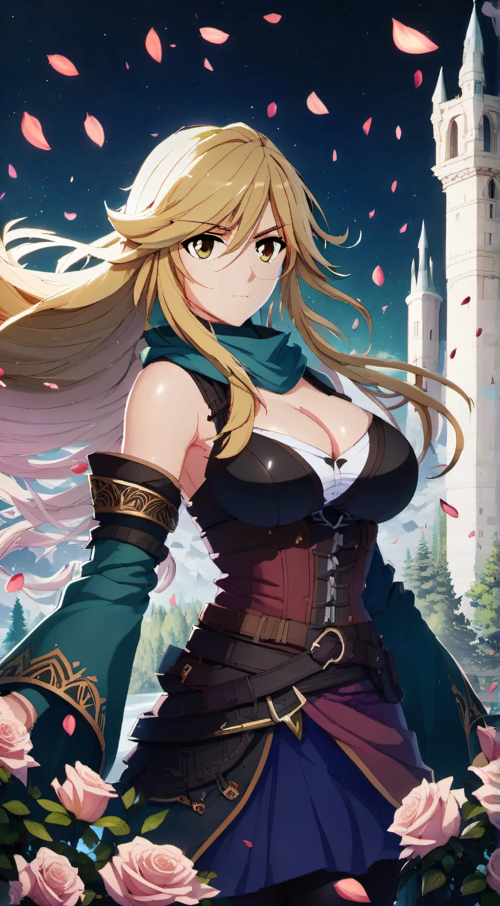 ai character: Milla Maxwell  background