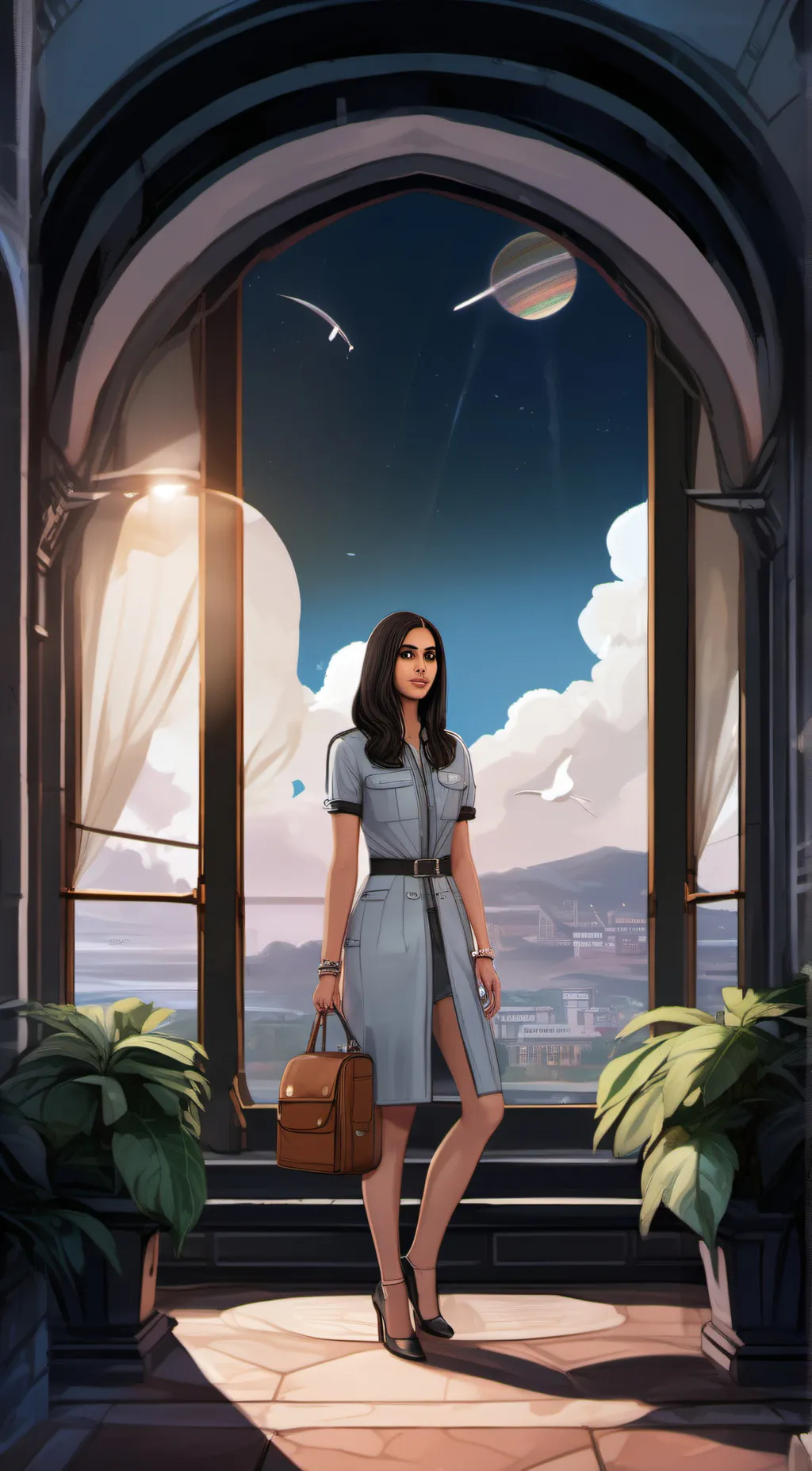 ai character: Saanvi bahl  background