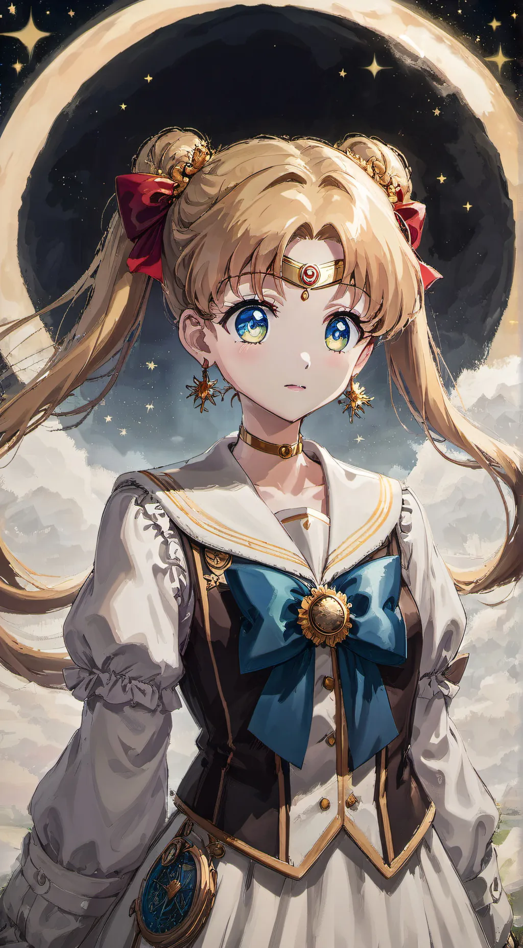 ai character: usagi  background