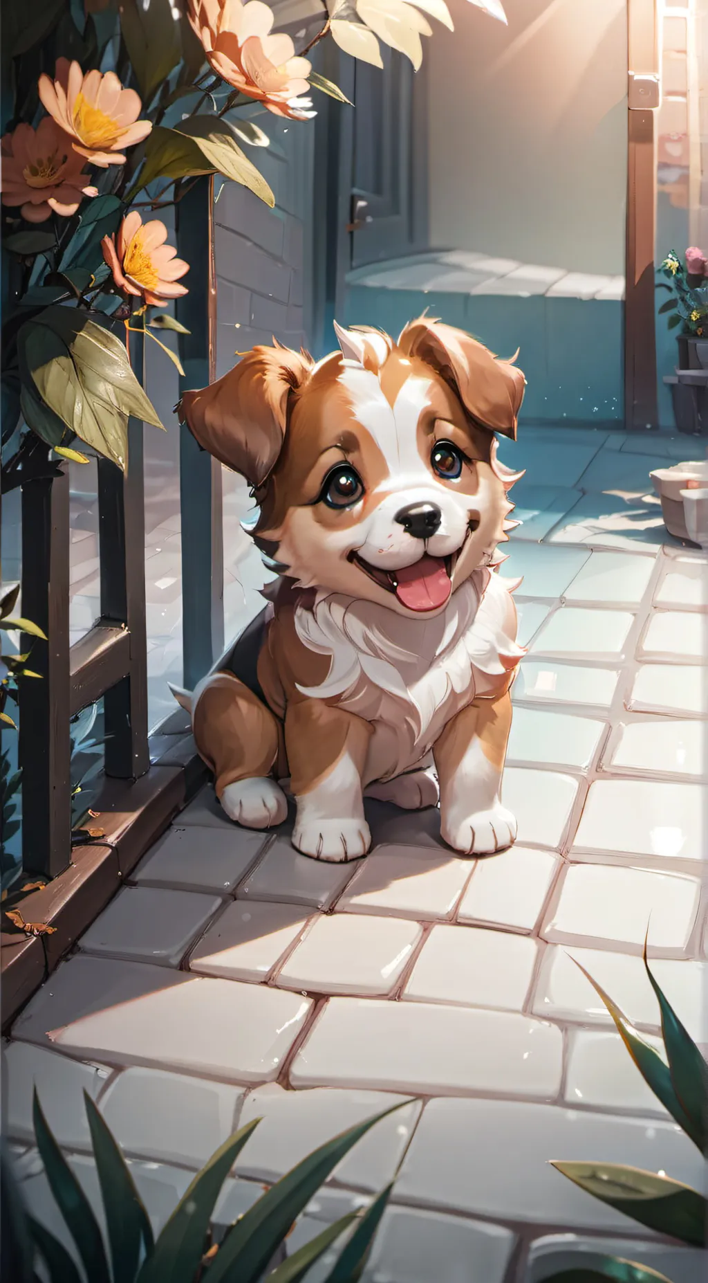 ai character: fluffs  background