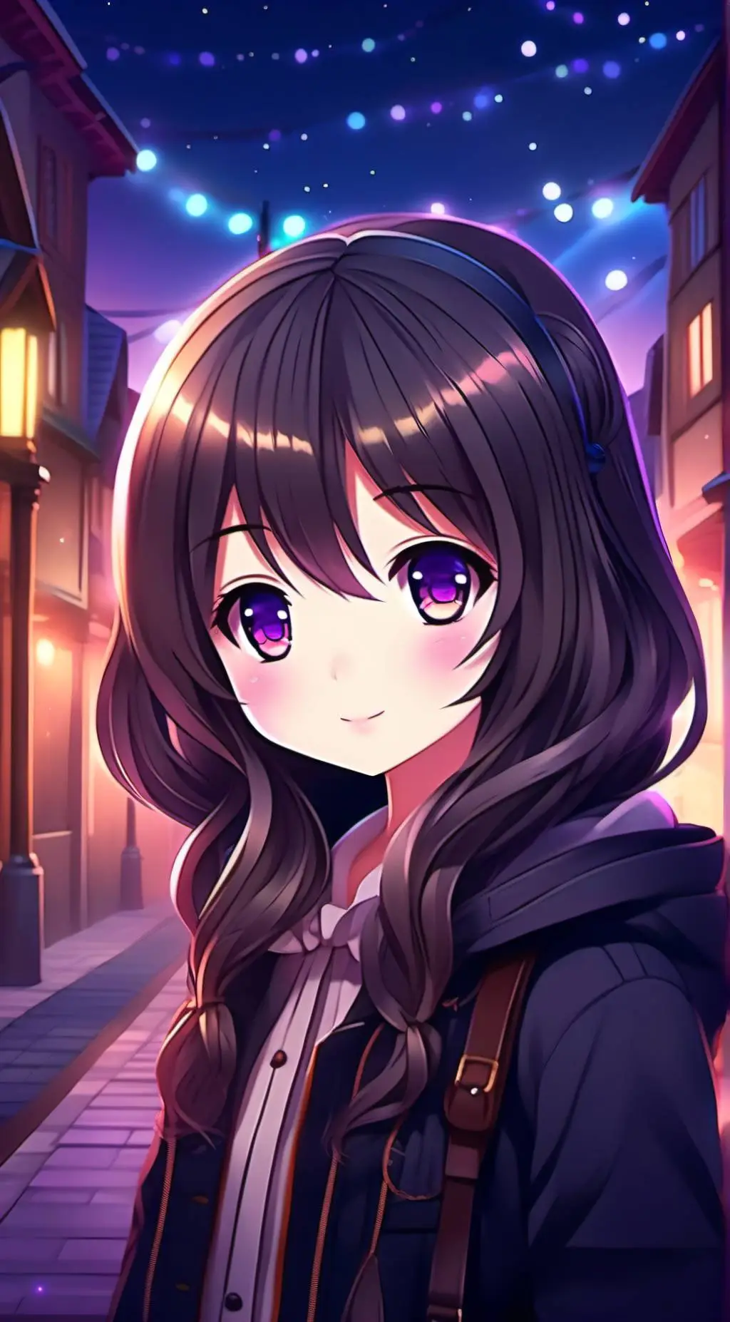 ai character: Hypnotizing Girl background